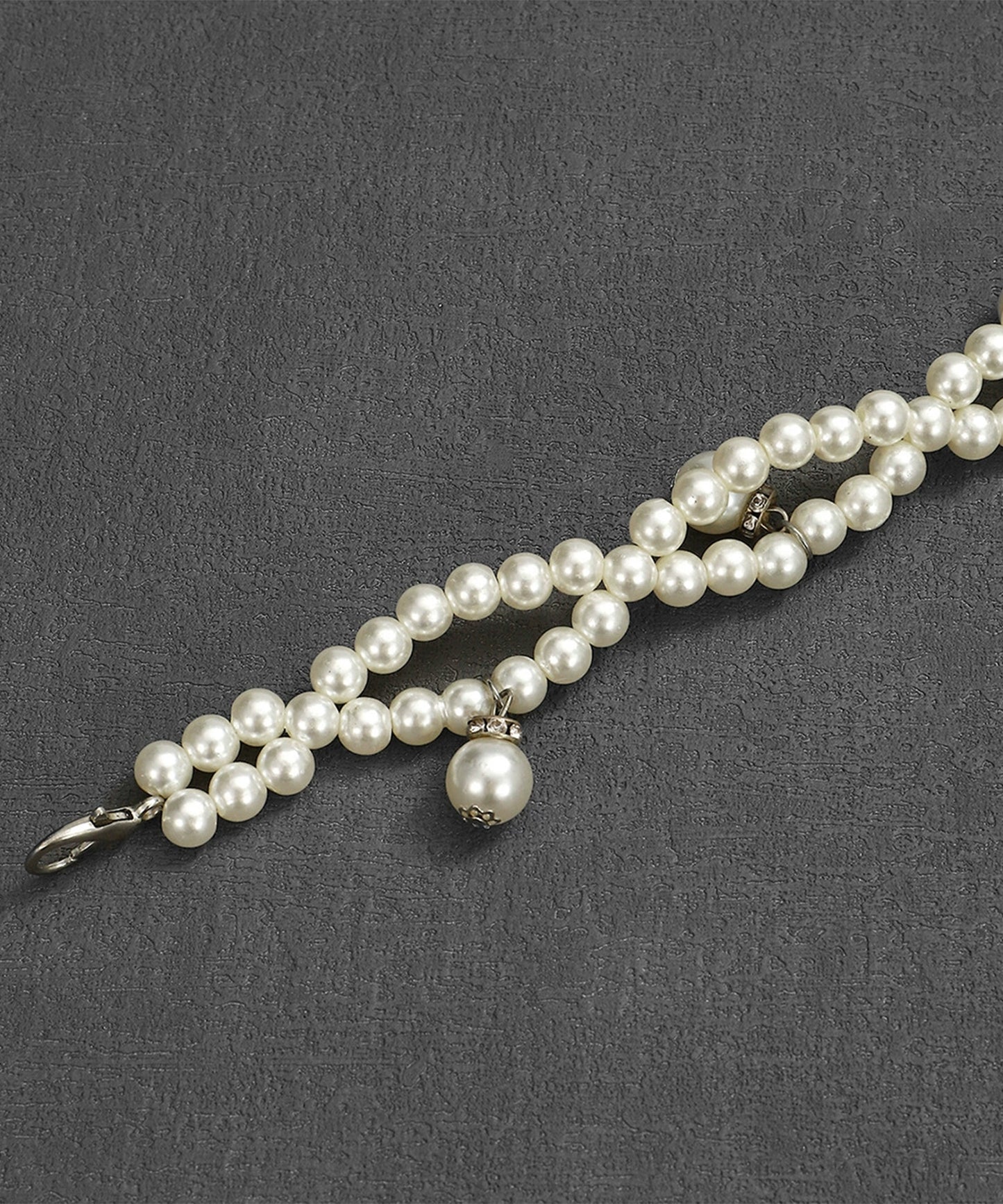 パール ロング パーティー スリム ベルト