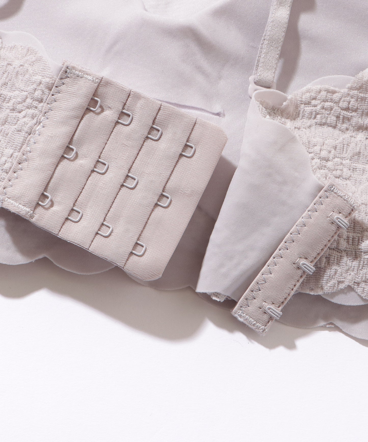 カップ付き 2WAY フラワー レース スカラップ チューブトップ