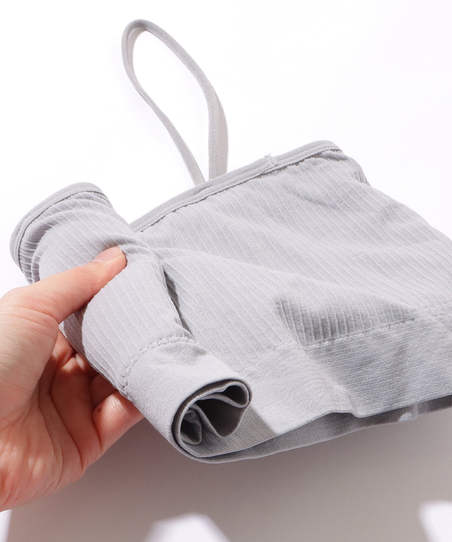 ベーシック カラー リブ ノンワイヤー ブラトップ