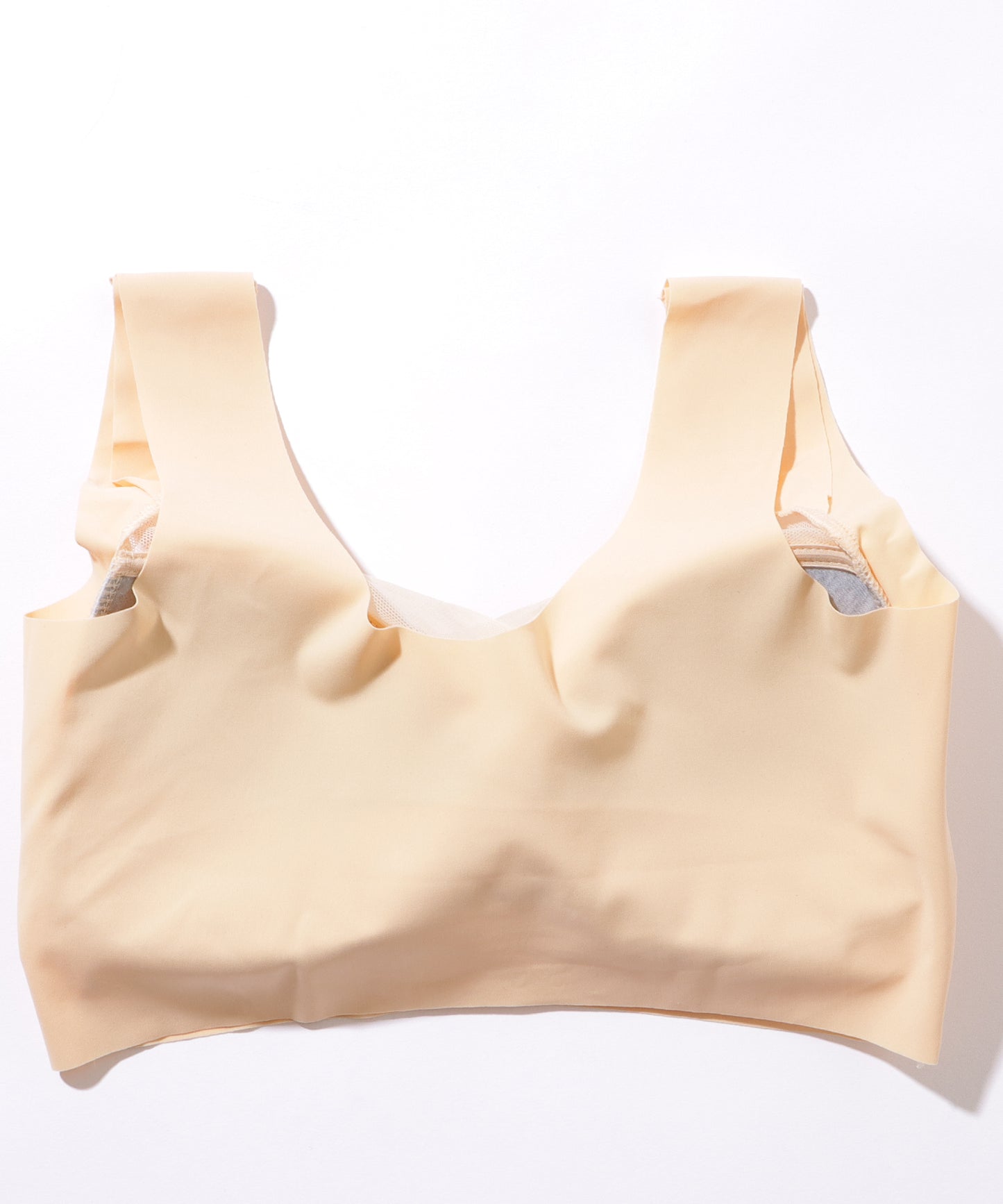 シアー ドッキング 美シルエット ノンワイヤー ハーフトップ