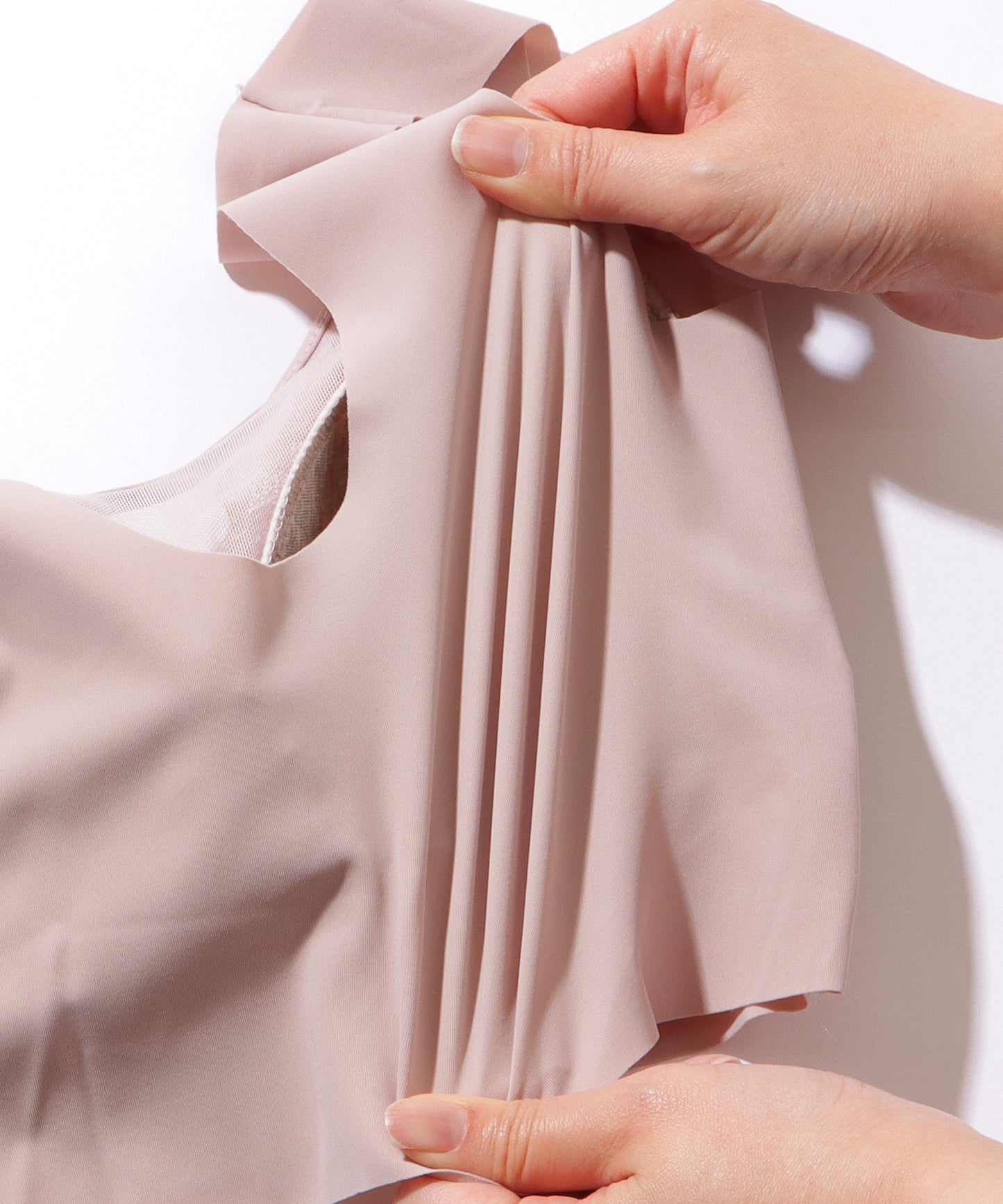 リボン付き ボタニカル柄 レース ドッキング ノンワイヤー ブラ ナイトブラ