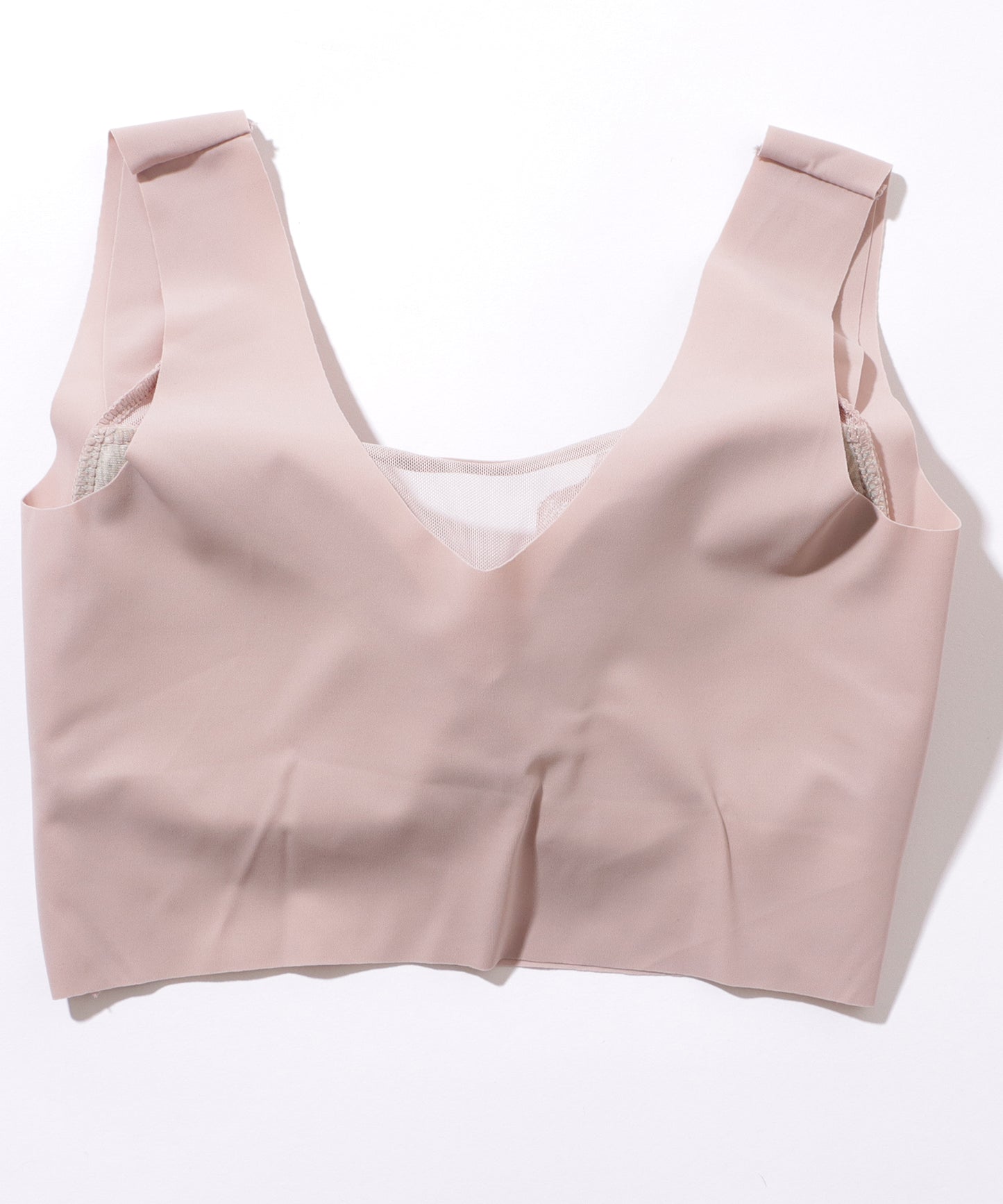 リボン付き ボタニカル柄 レース ドッキング ノンワイヤー ブラ ナイトブラ