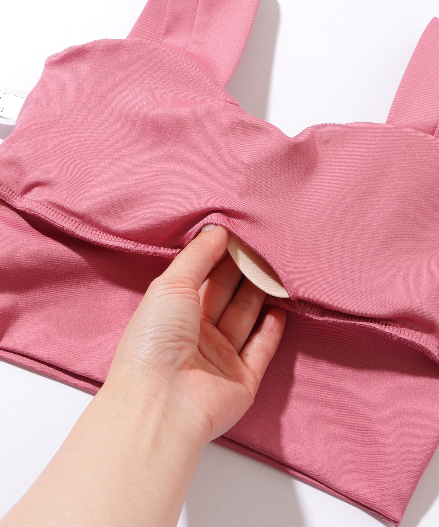 ベーシック カラー スポーツ ハーフトップ ブラ