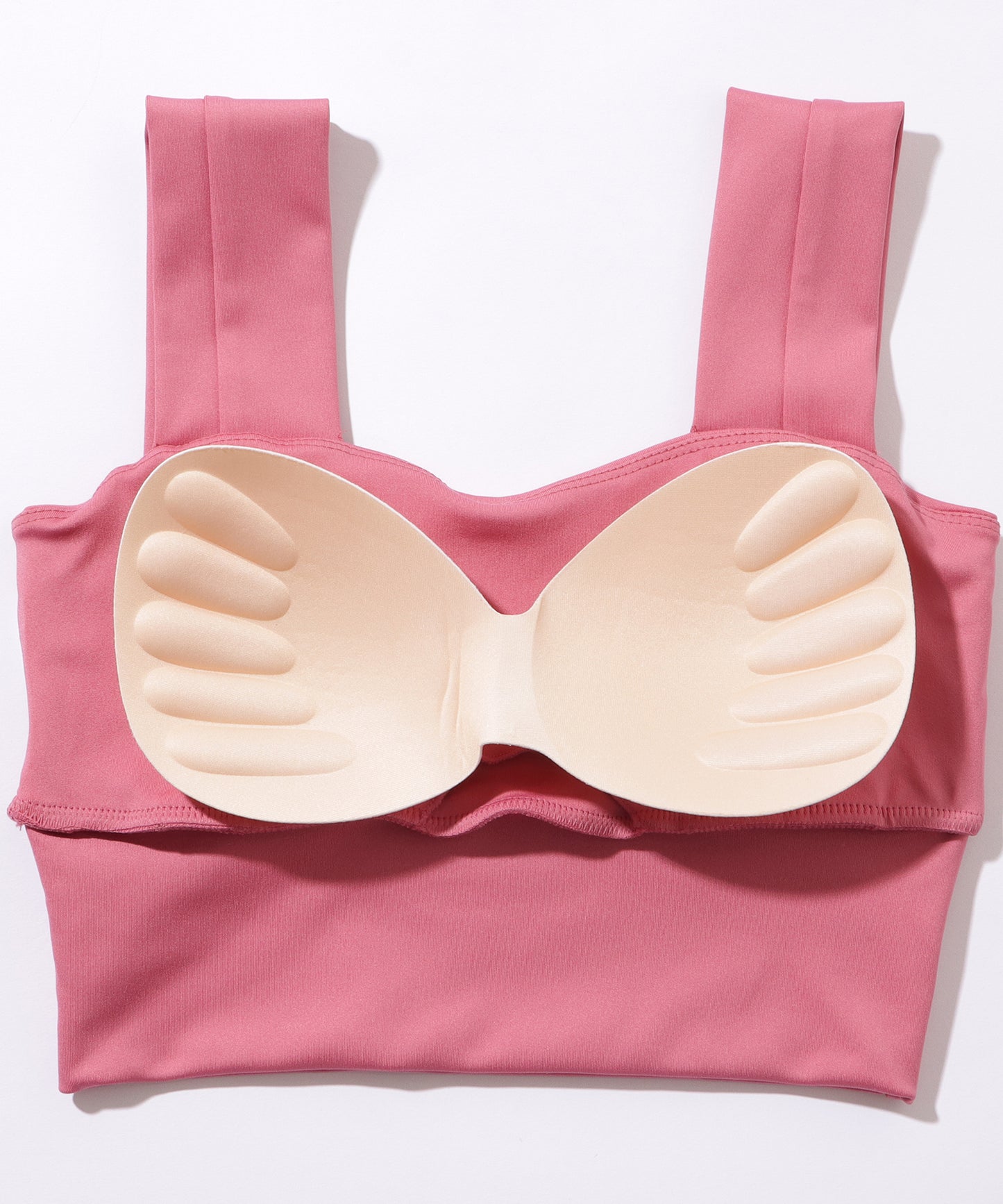 ベーシック カラー スポーツ ハーフトップ ブラ