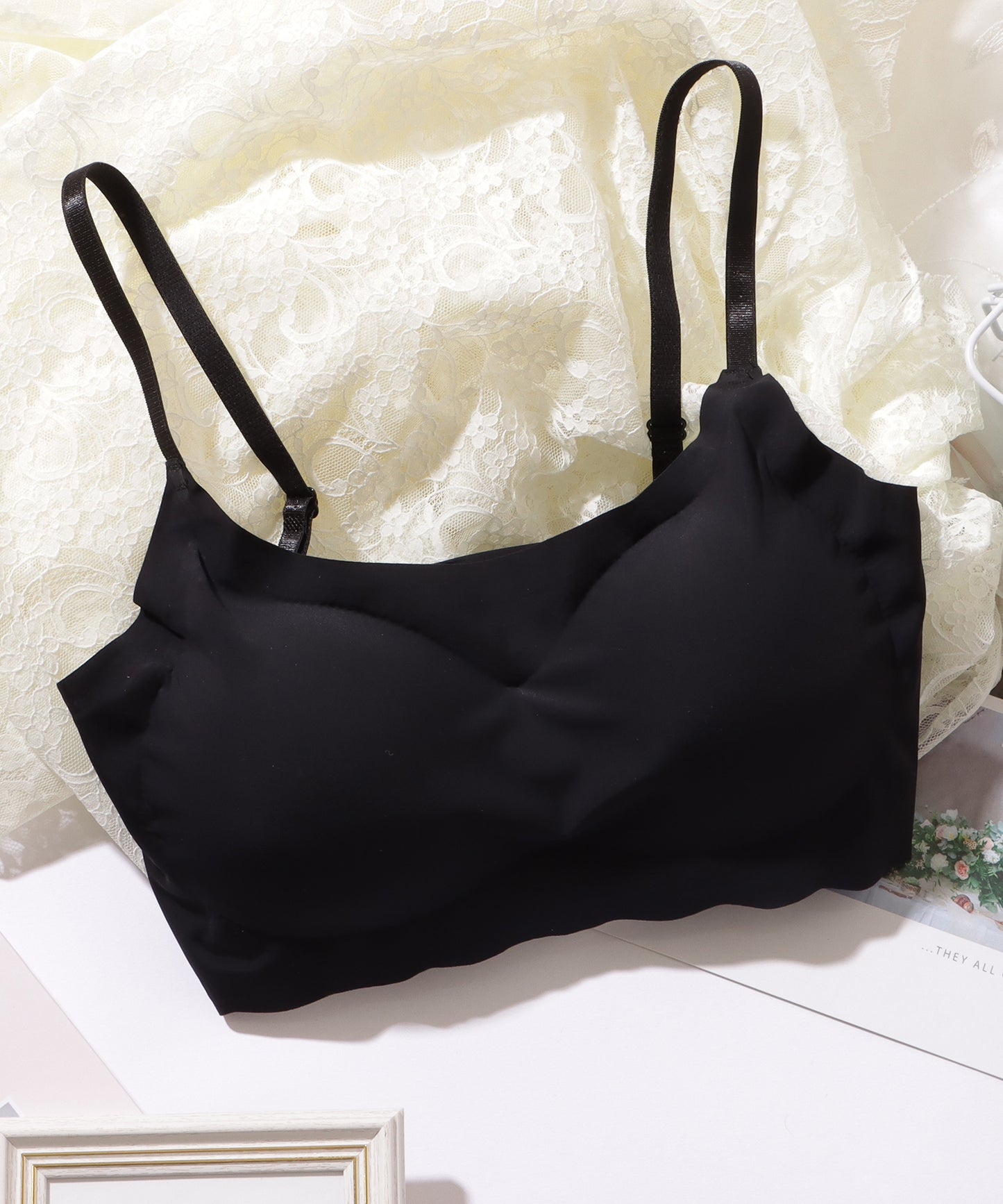 ベーシック ウエーブ ノンワイヤー スポーツ ブラ