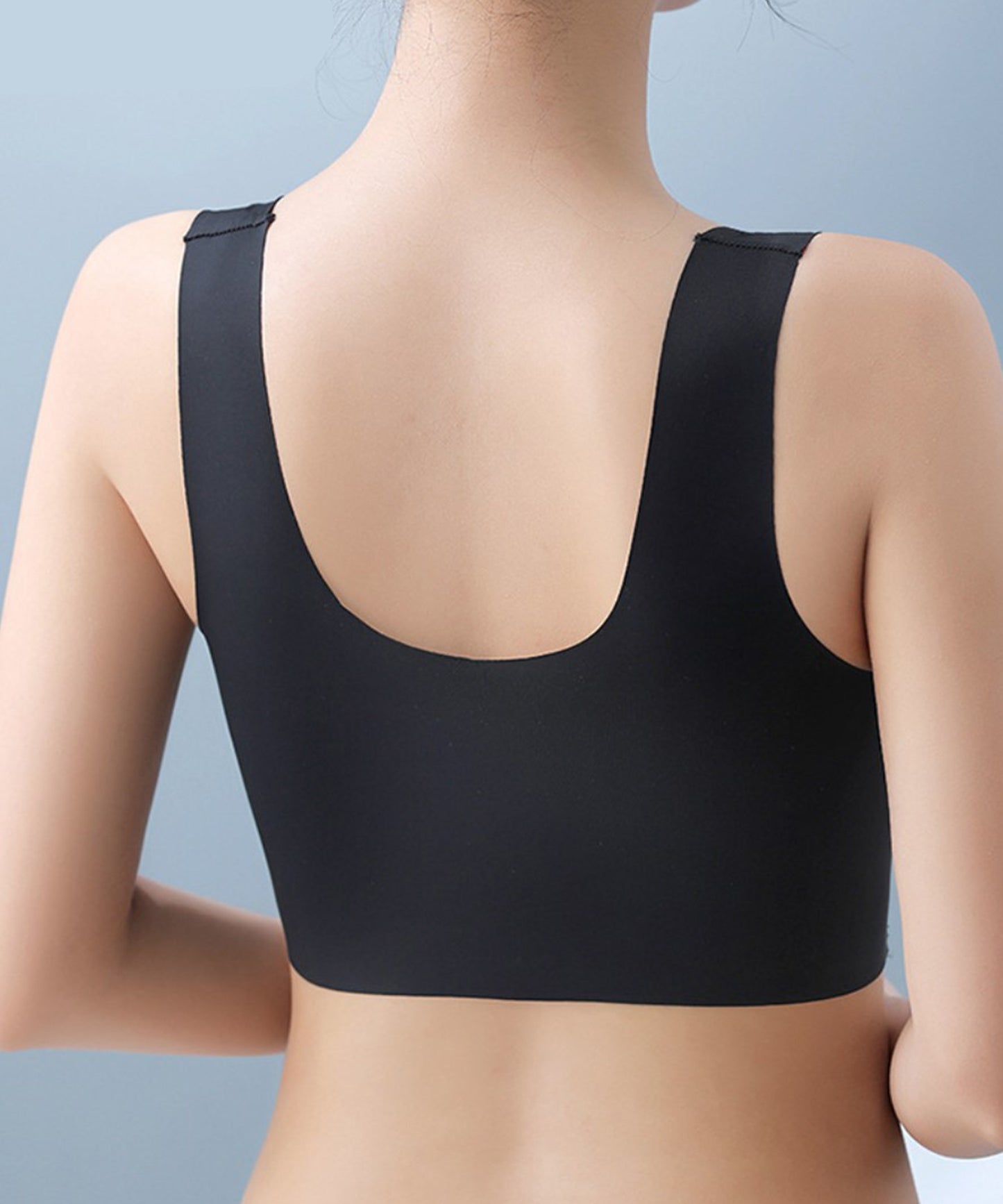 花柄 レース Vネック ノンワイヤー ブラ ナイトブラ