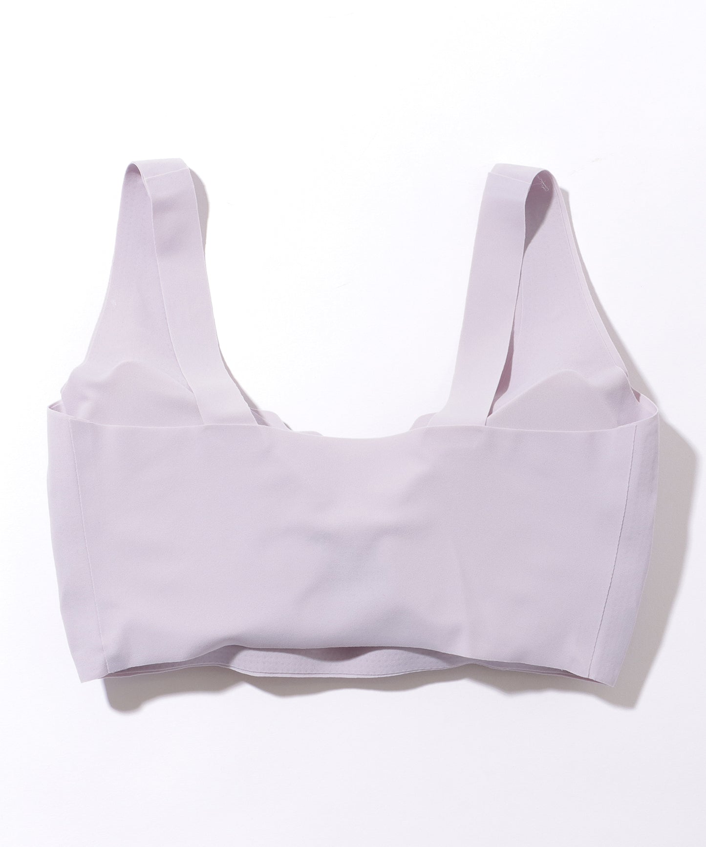 ソリッド カラー シームレス ノンワイヤー 3D ブラ&ショーツセット ナイトブラ