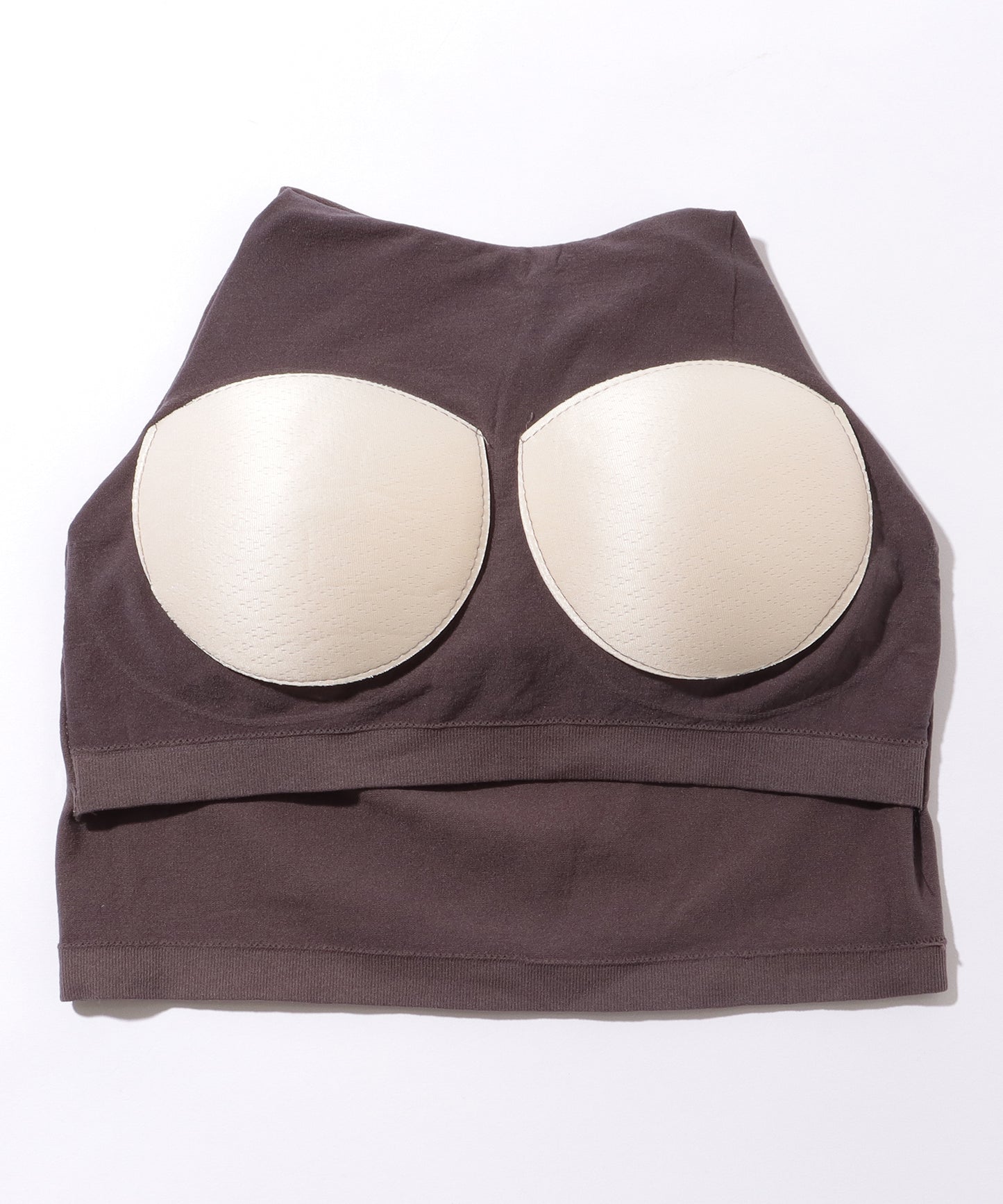 チェーン タグ カップ付き クロップド タンクトップ