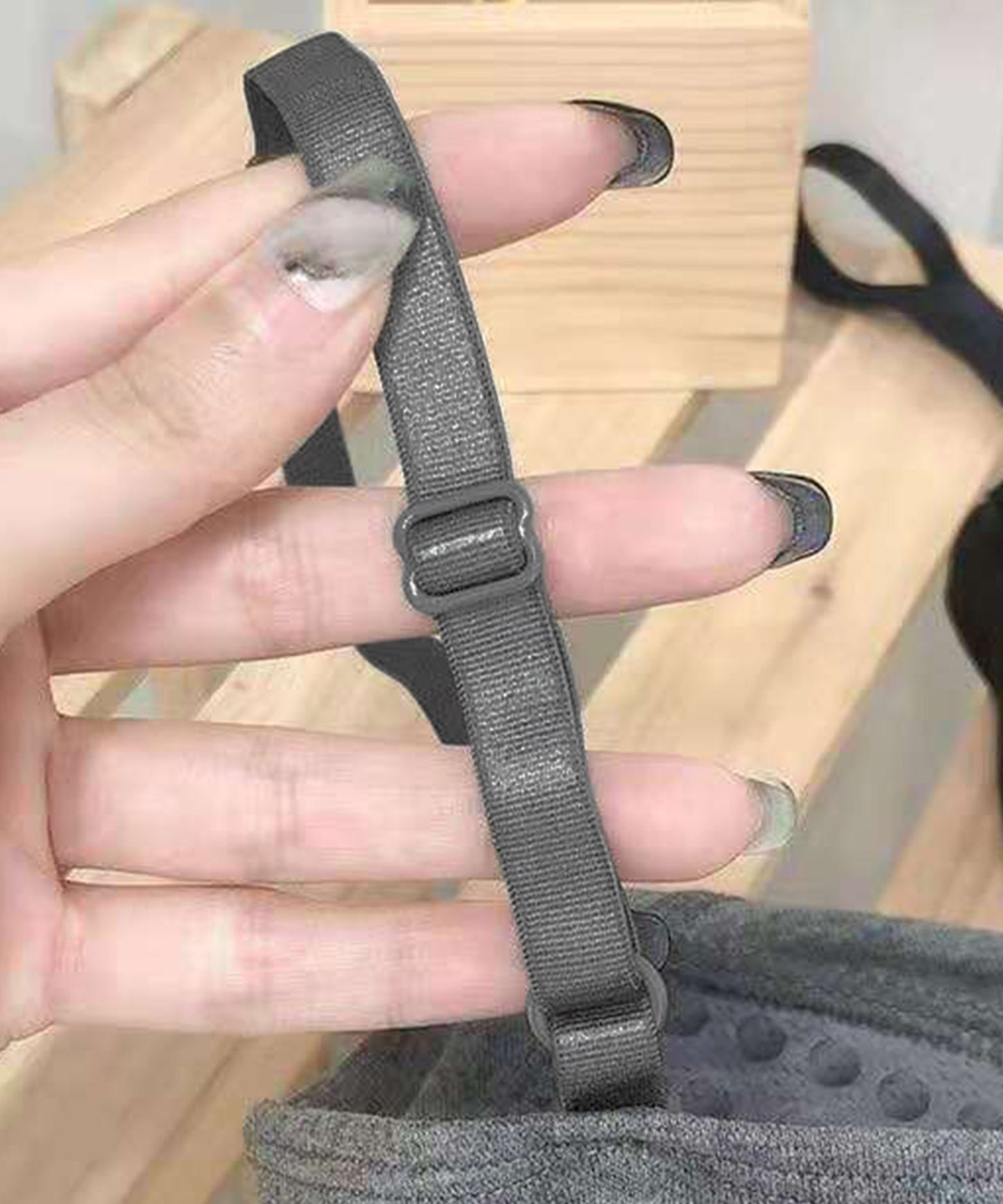 フロントギャザー カップ付き ハートネック コンパクト キャミソール