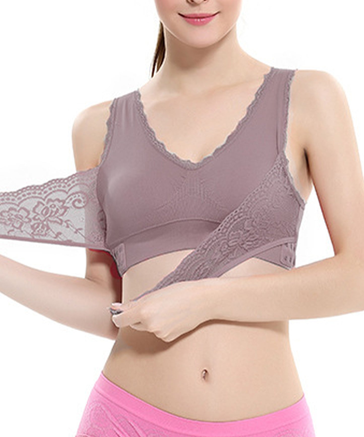 フロントクロスサイドホックブラ