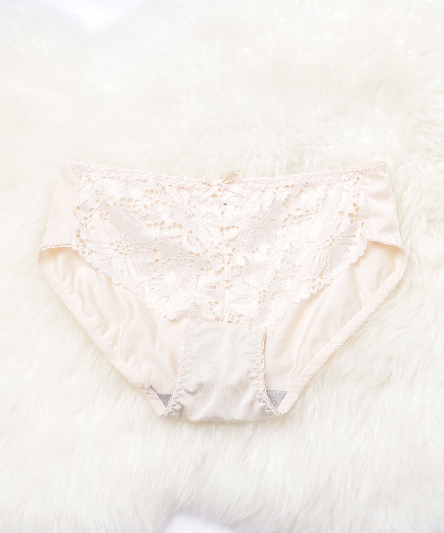 ノンワイヤー 脇高補正レースブラ&ショーツ 2点セット