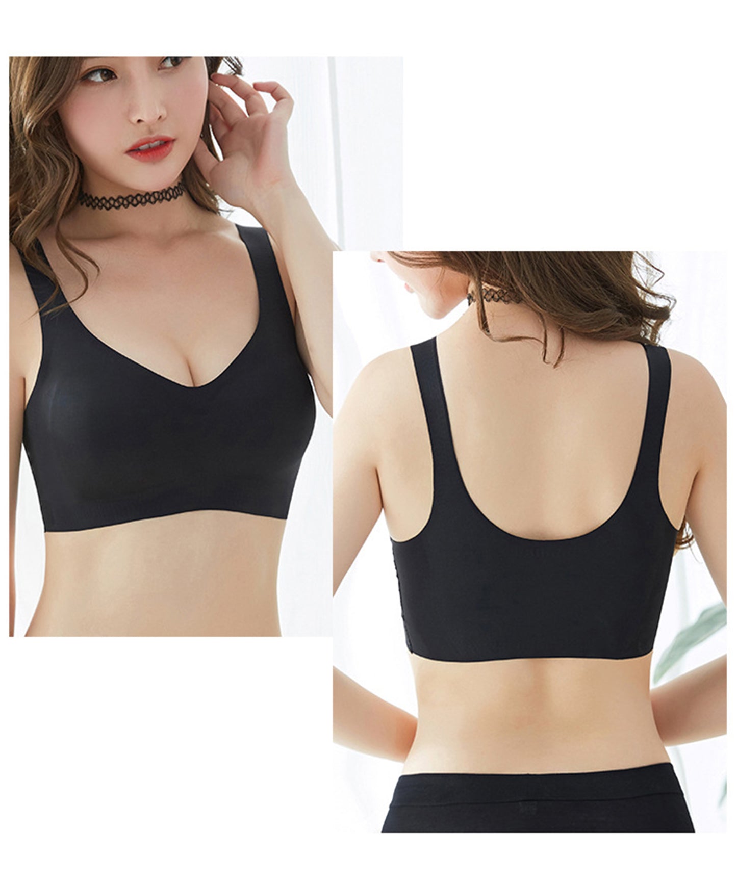 ストレスフリー バストアップ ノンワイヤーブラトップ