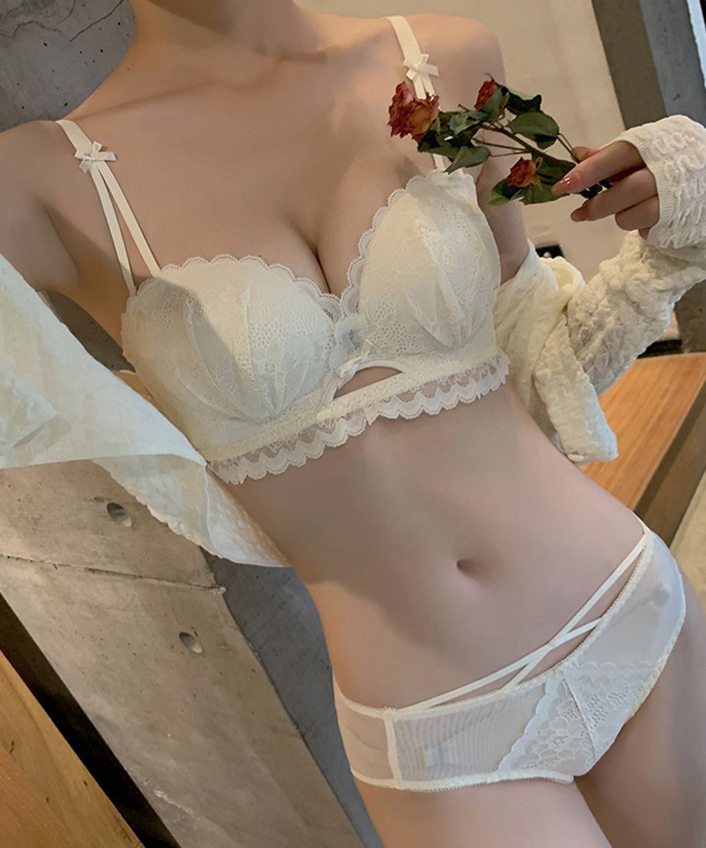 2wayレースブラ&ショーツ 2点セット