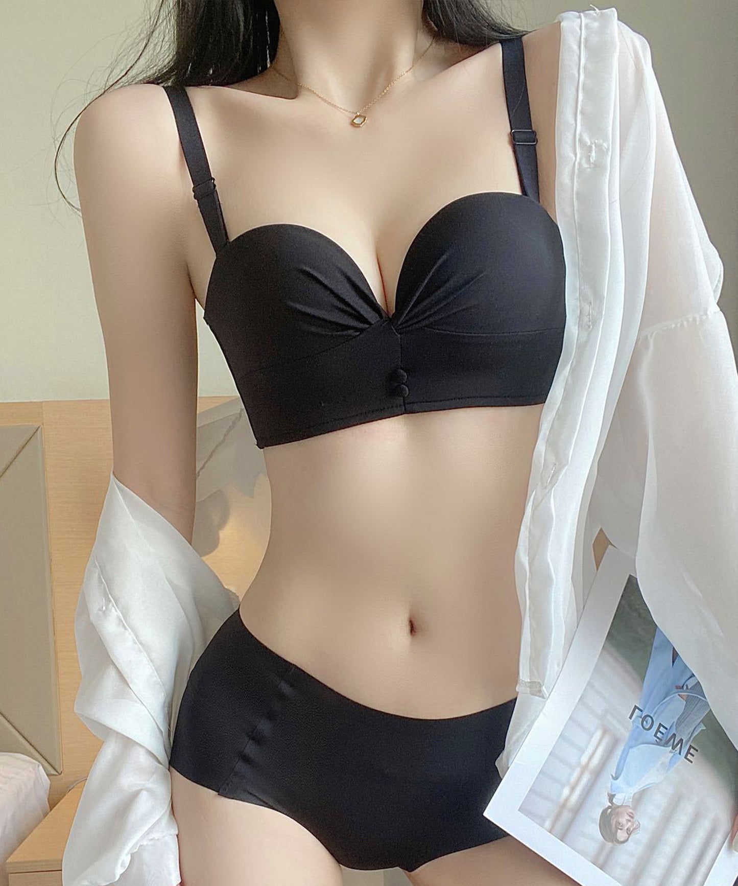 2wayモールドカップブラ&ショーツ 2点セット