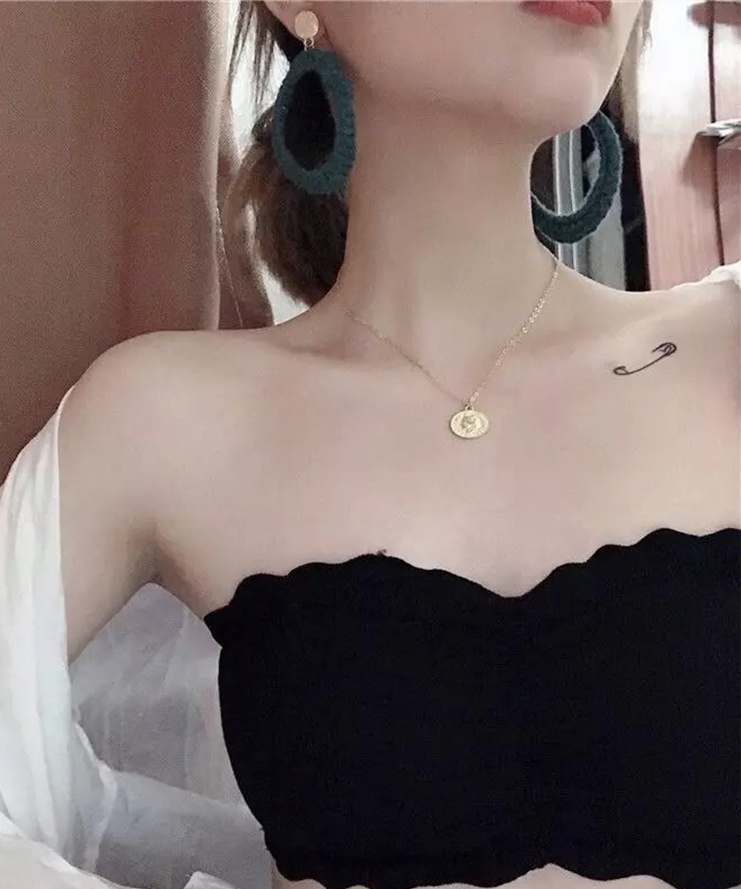 ノンワイヤーリブチューブブラ