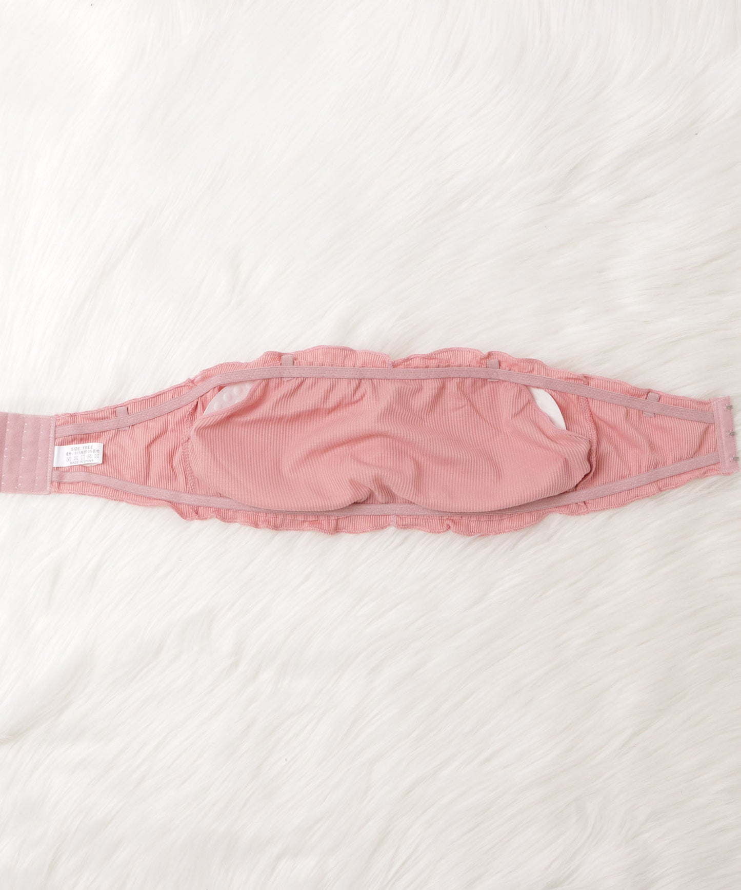 ノンワイヤーリブチューブブラ