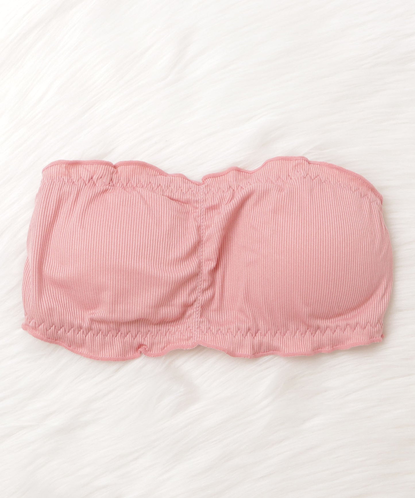 ノンワイヤーリブチューブブラ