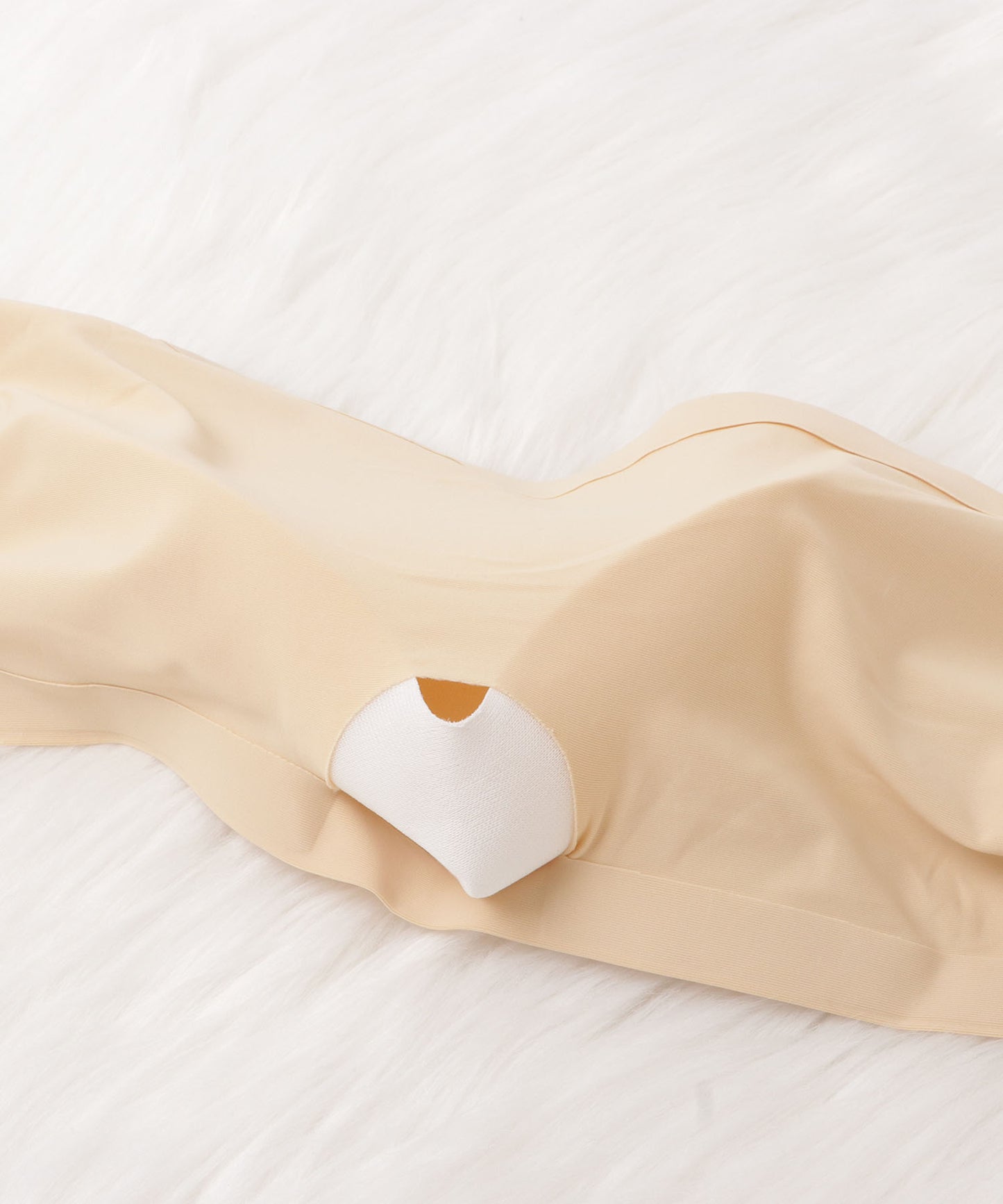 シームレスチューブトップブラ