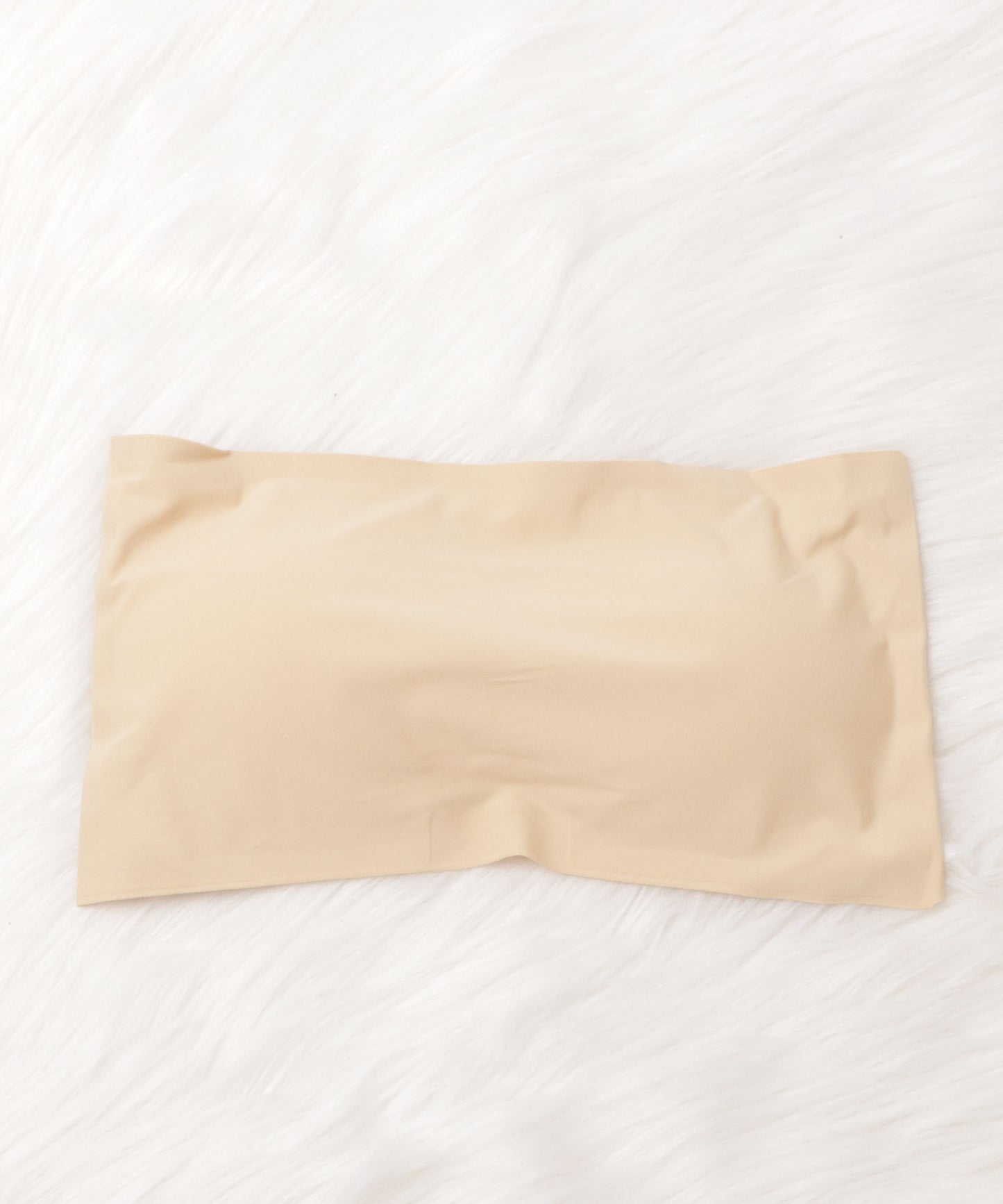 シームレスチューブトップブラ