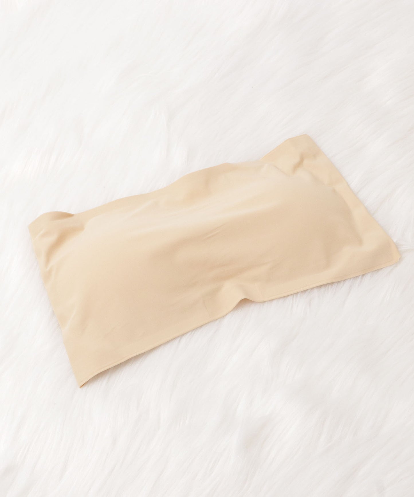 シームレスチューブトップブラ