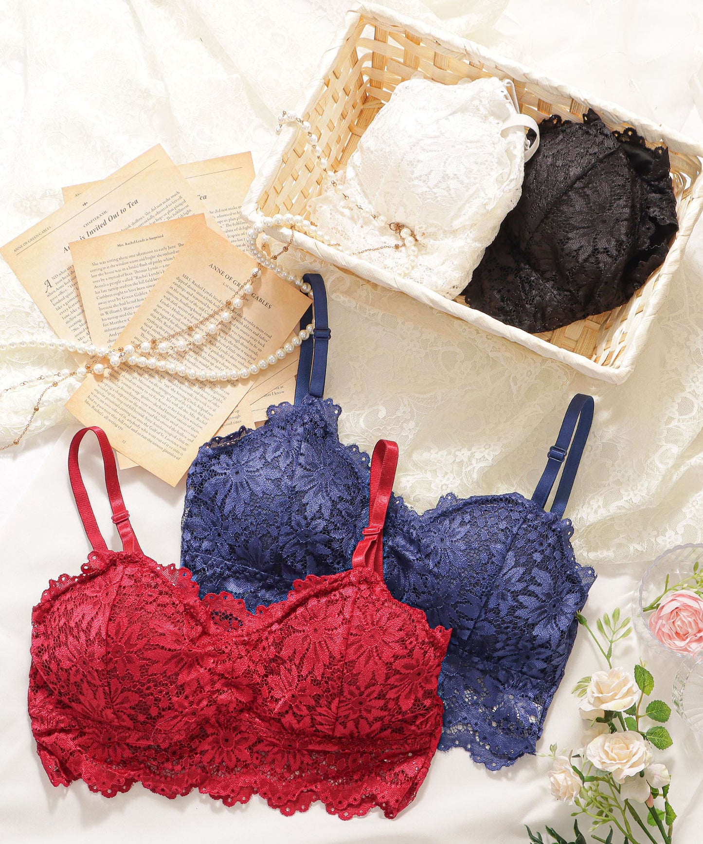 フラワーレースカップ付きインナー