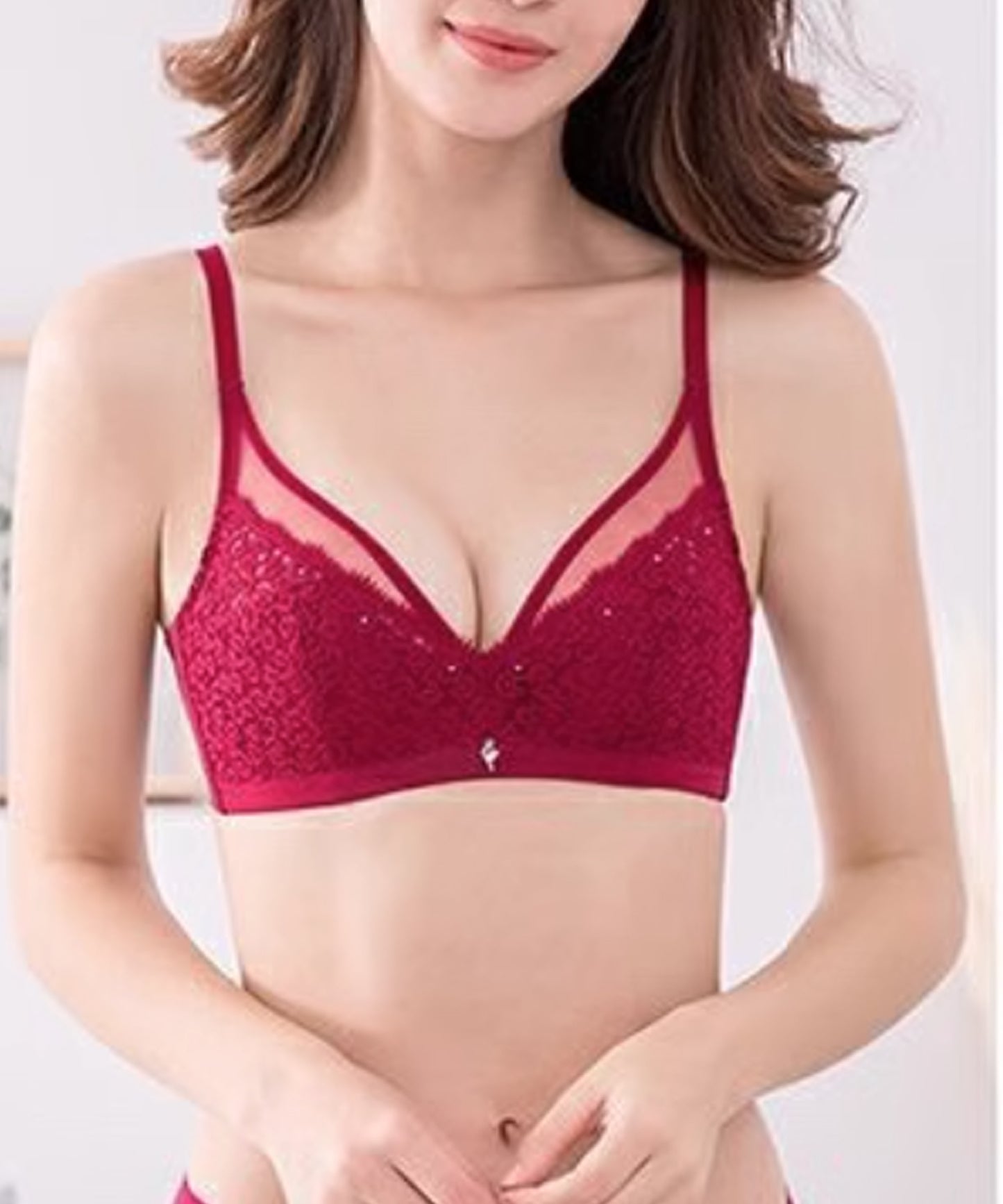 アラベスクレース3/4ブラジャー
