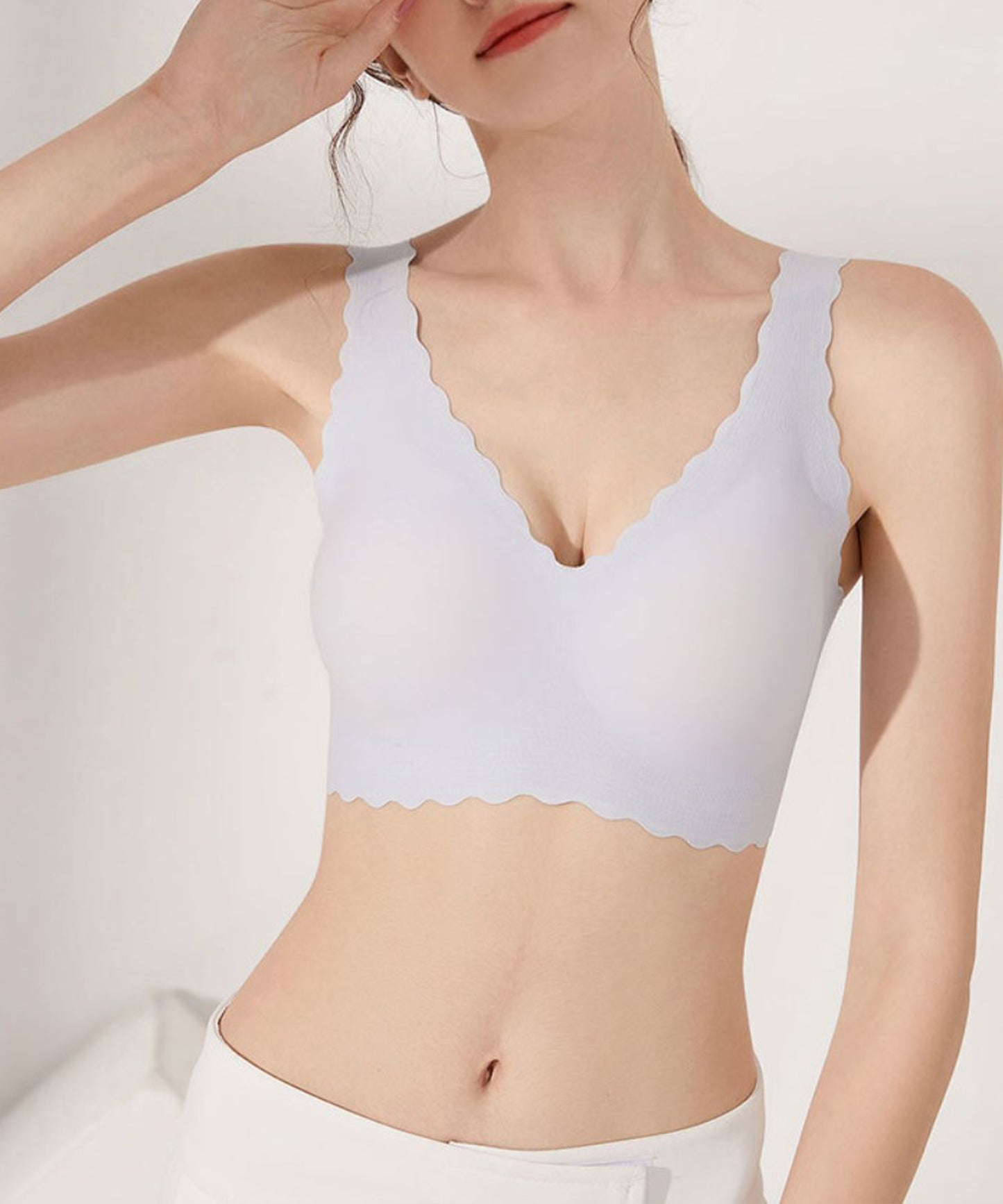 ノンワイヤースカラップコンフォートブラ