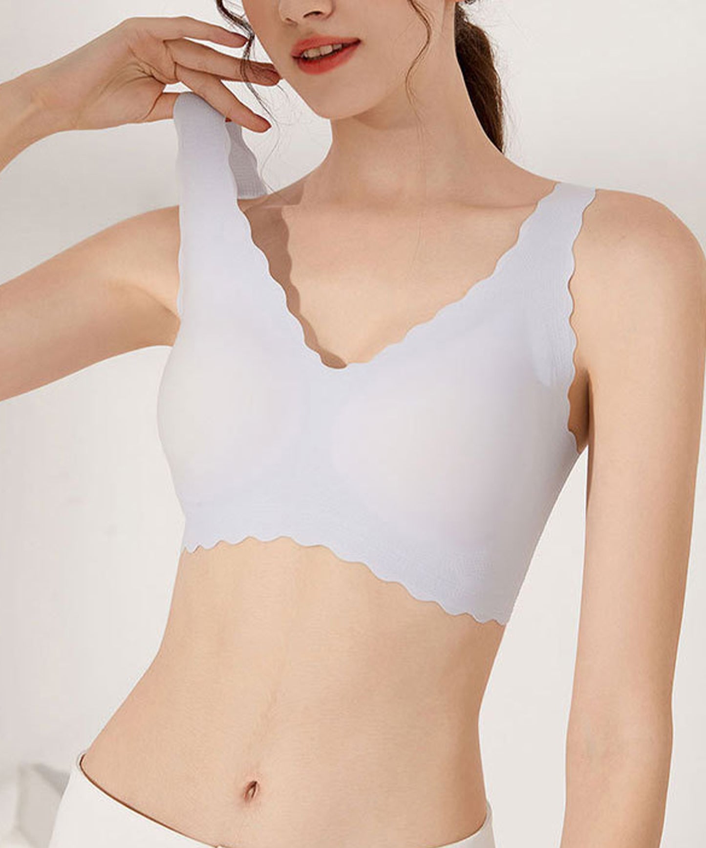 ノンワイヤースカラップコンフォートブラ