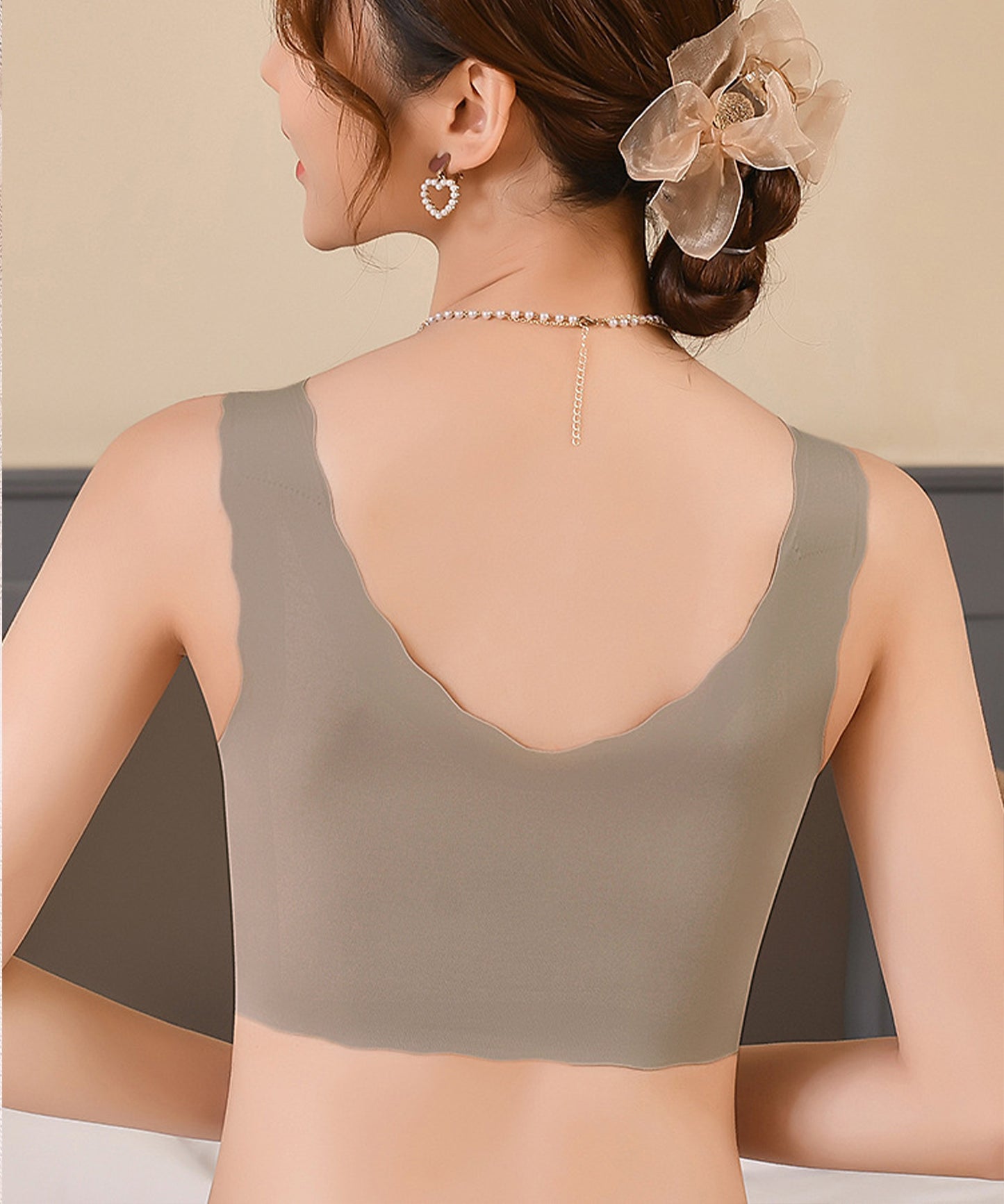 ノンワイヤースカラップコンフォートブラ