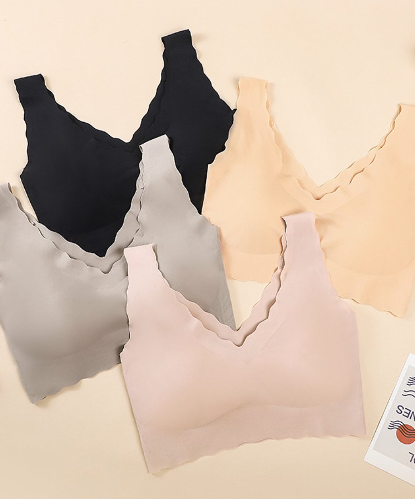 ノンワイヤースカラップコンフォートブラ