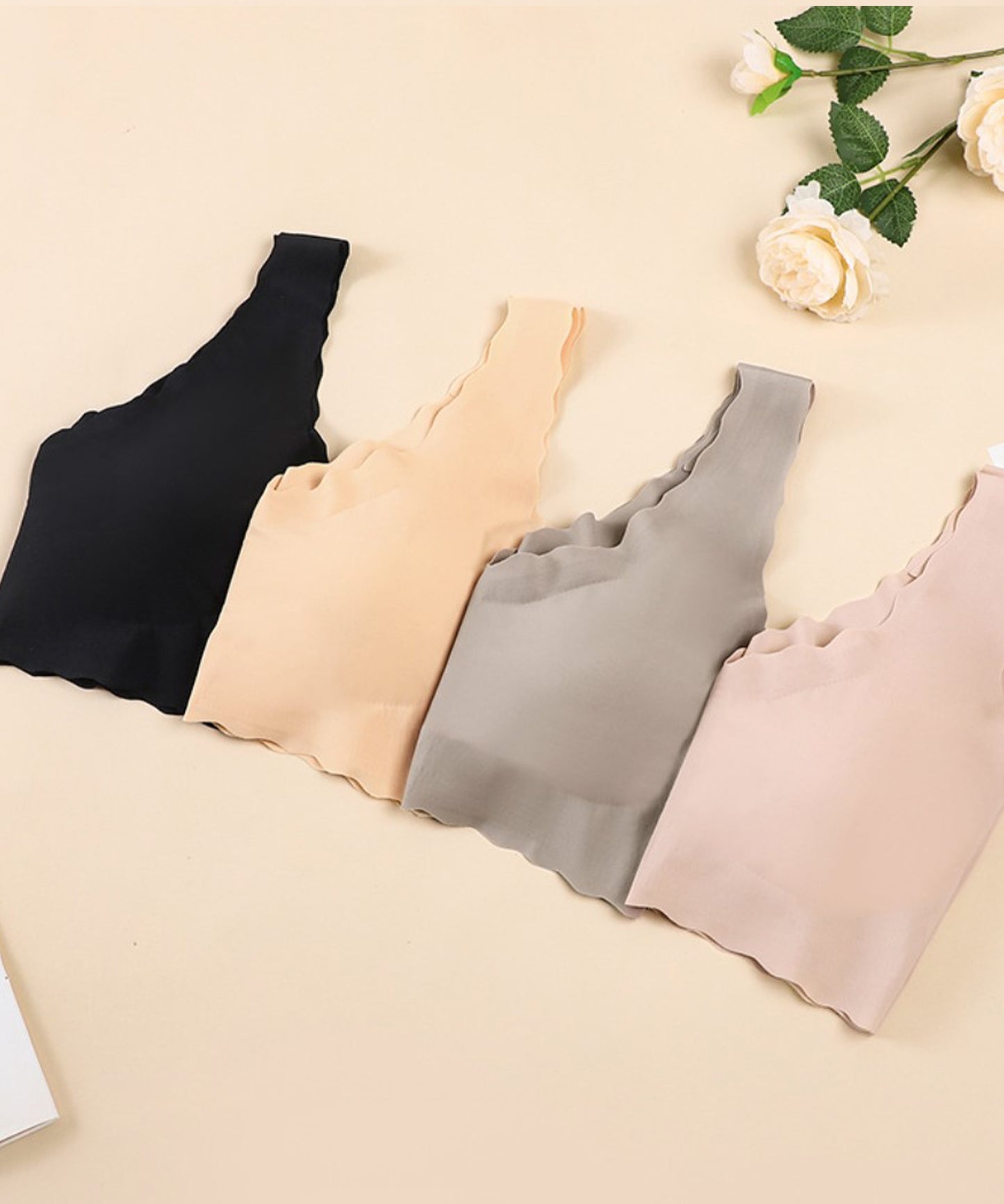 ノンワイヤースカラップコンフォートブラ