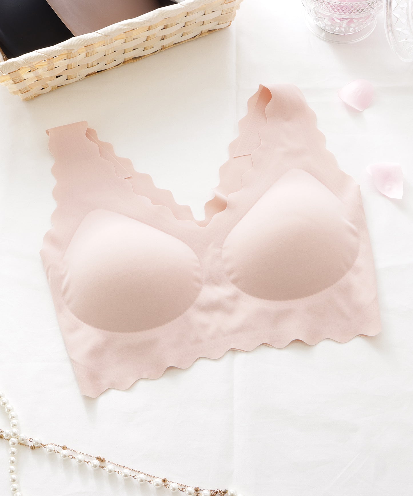 ノンワイヤースカラップコンフォートブラ