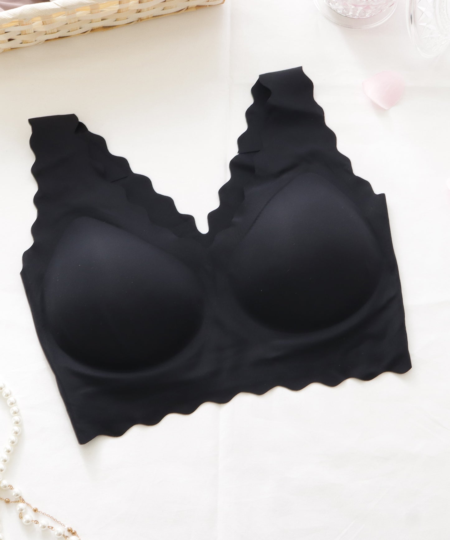 ノンワイヤースカラップコンフォートブラ