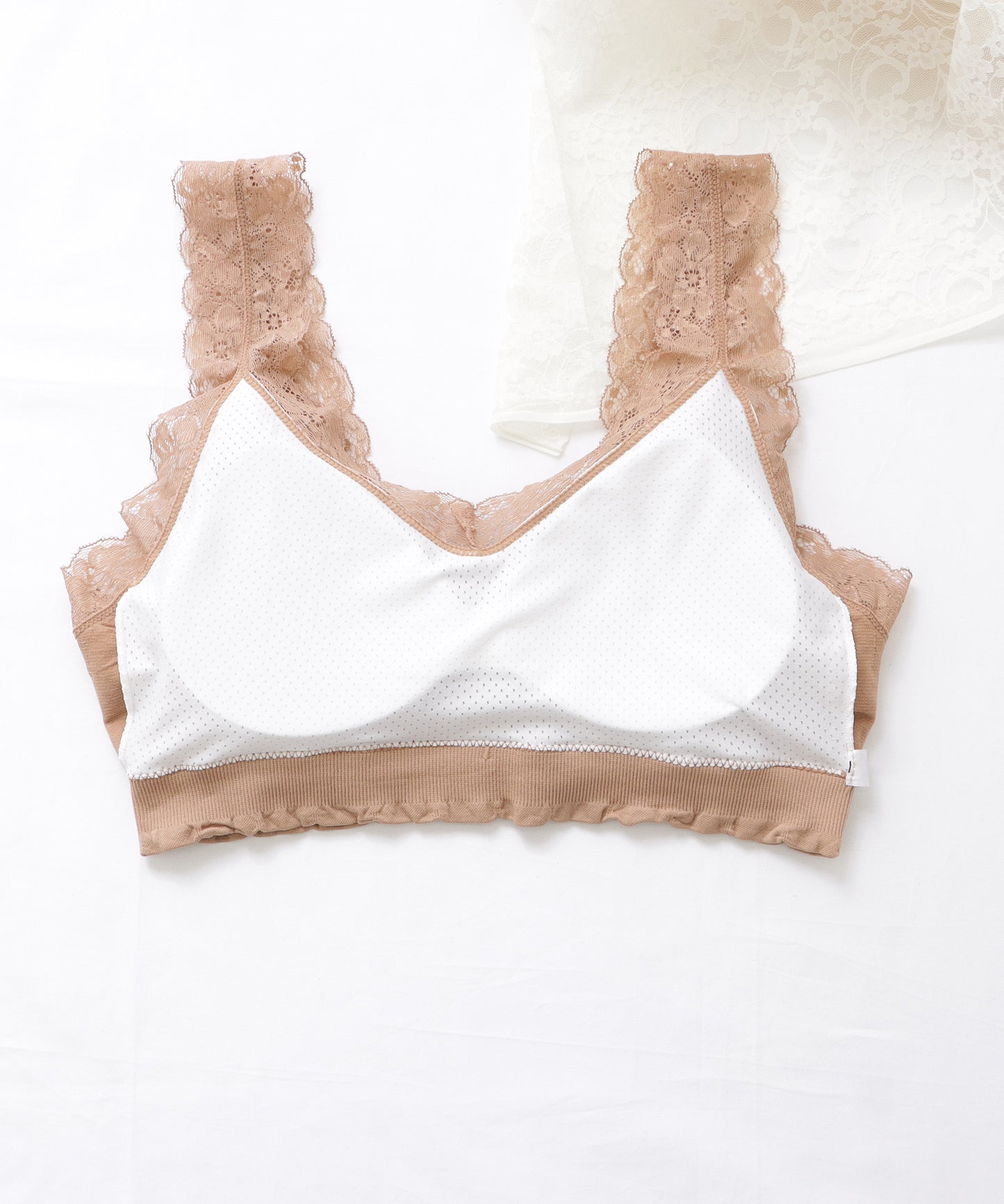 Vネックレーシィコンフォートブラ