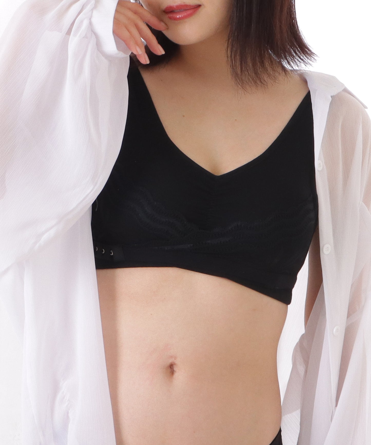 サイドホックフルカップハーフトップ