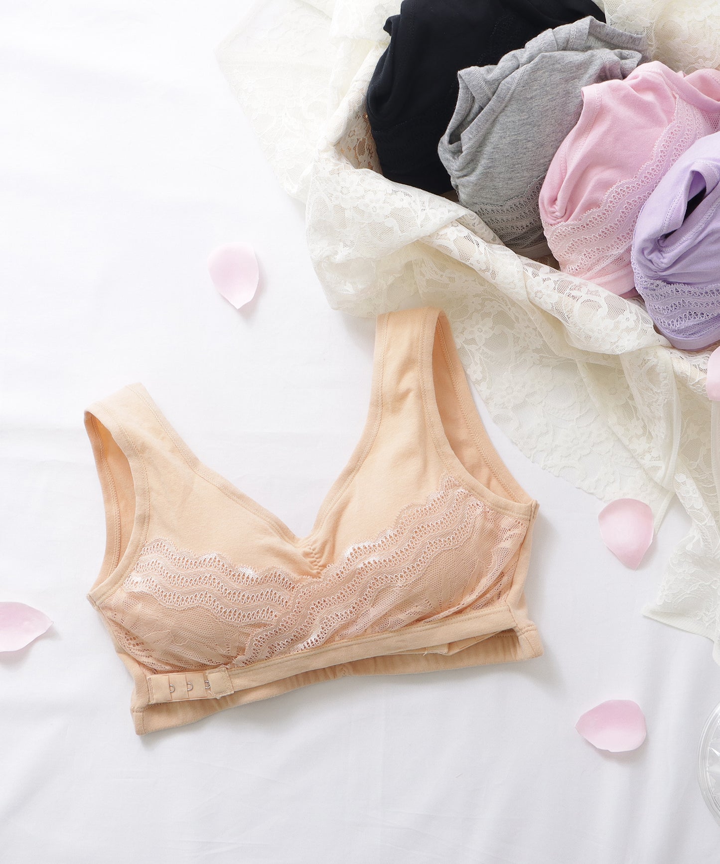 サイドホックフルカップハーフトップ