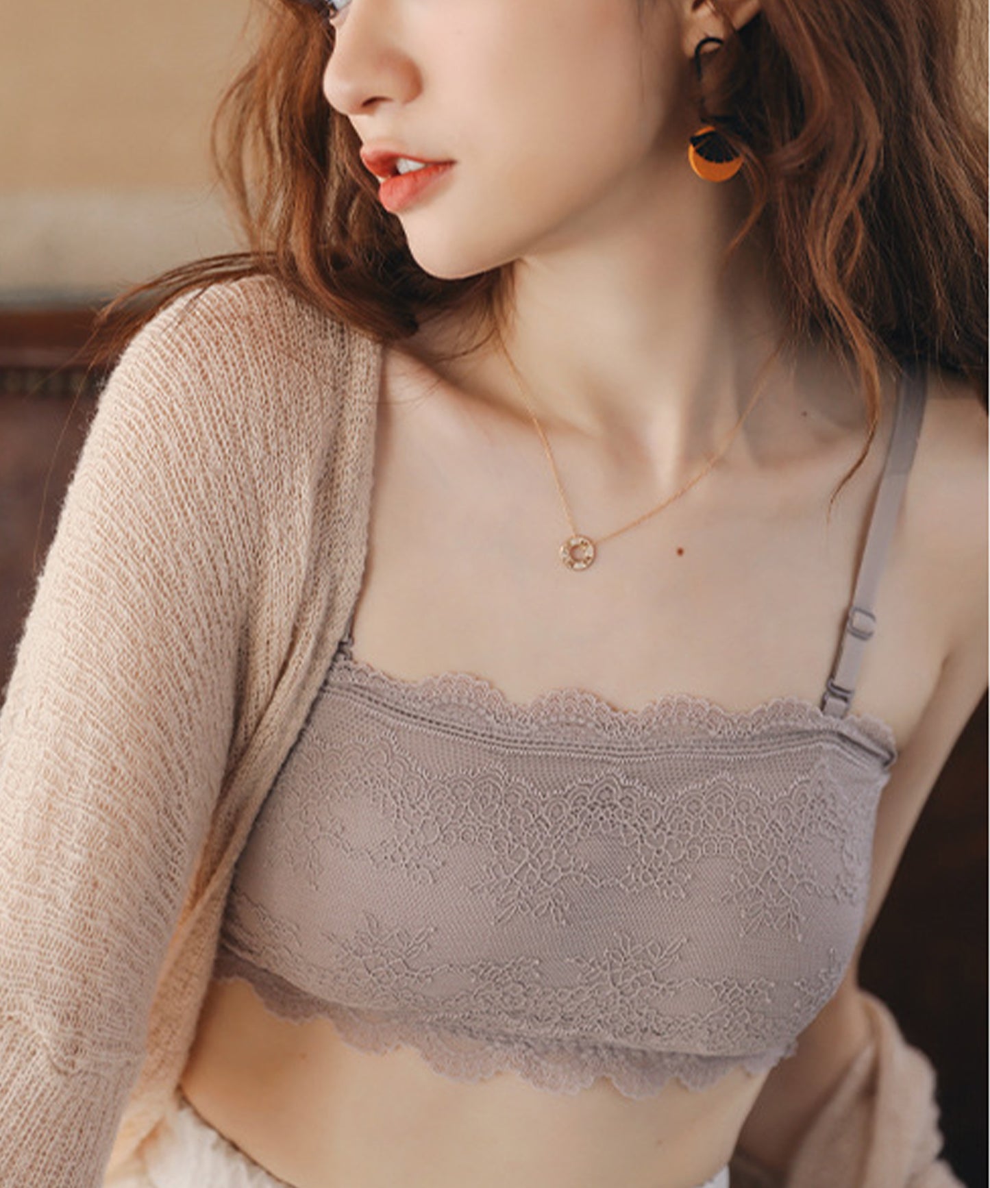 フレンチシックチューブトップブラジャー