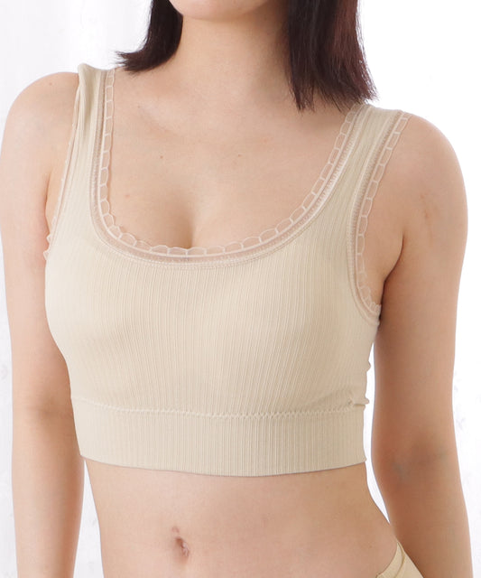 リブコンフォートブラジャー