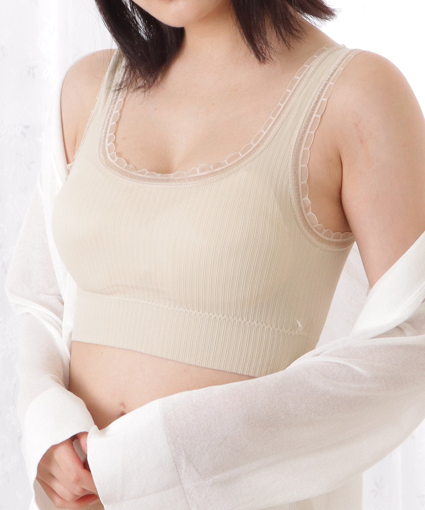 リブコンフォートブラジャー