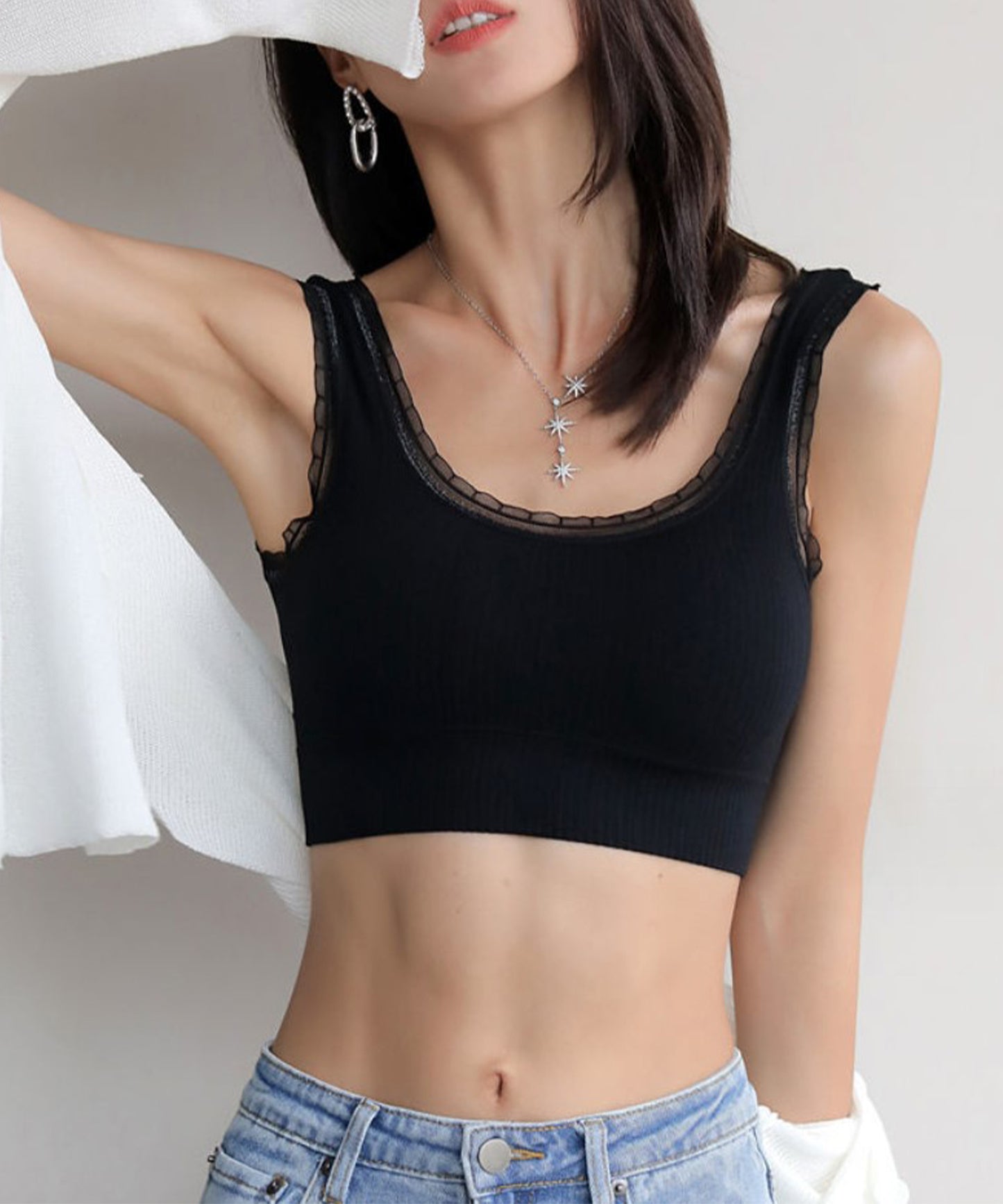 リブコンフォートブラジャー