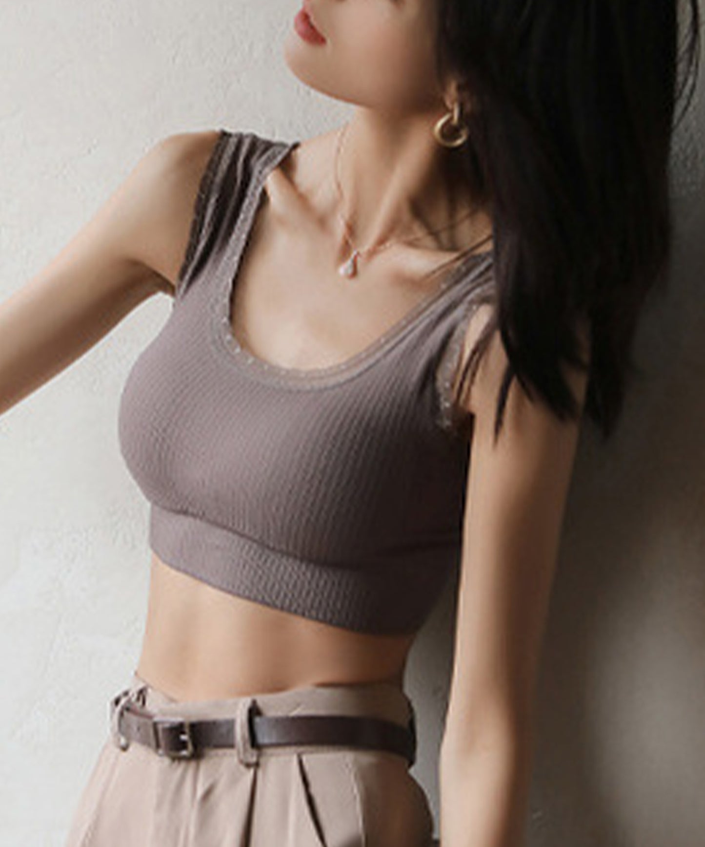 リブコンフォートブラジャー