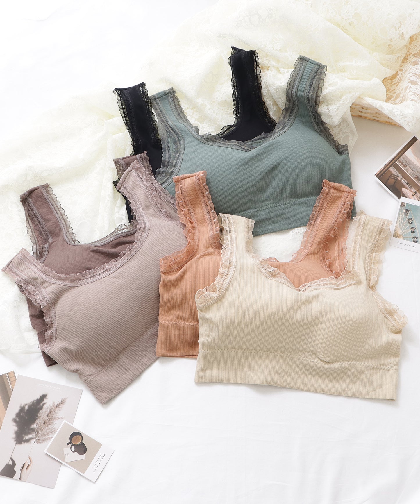 リブコンフォートブラジャー