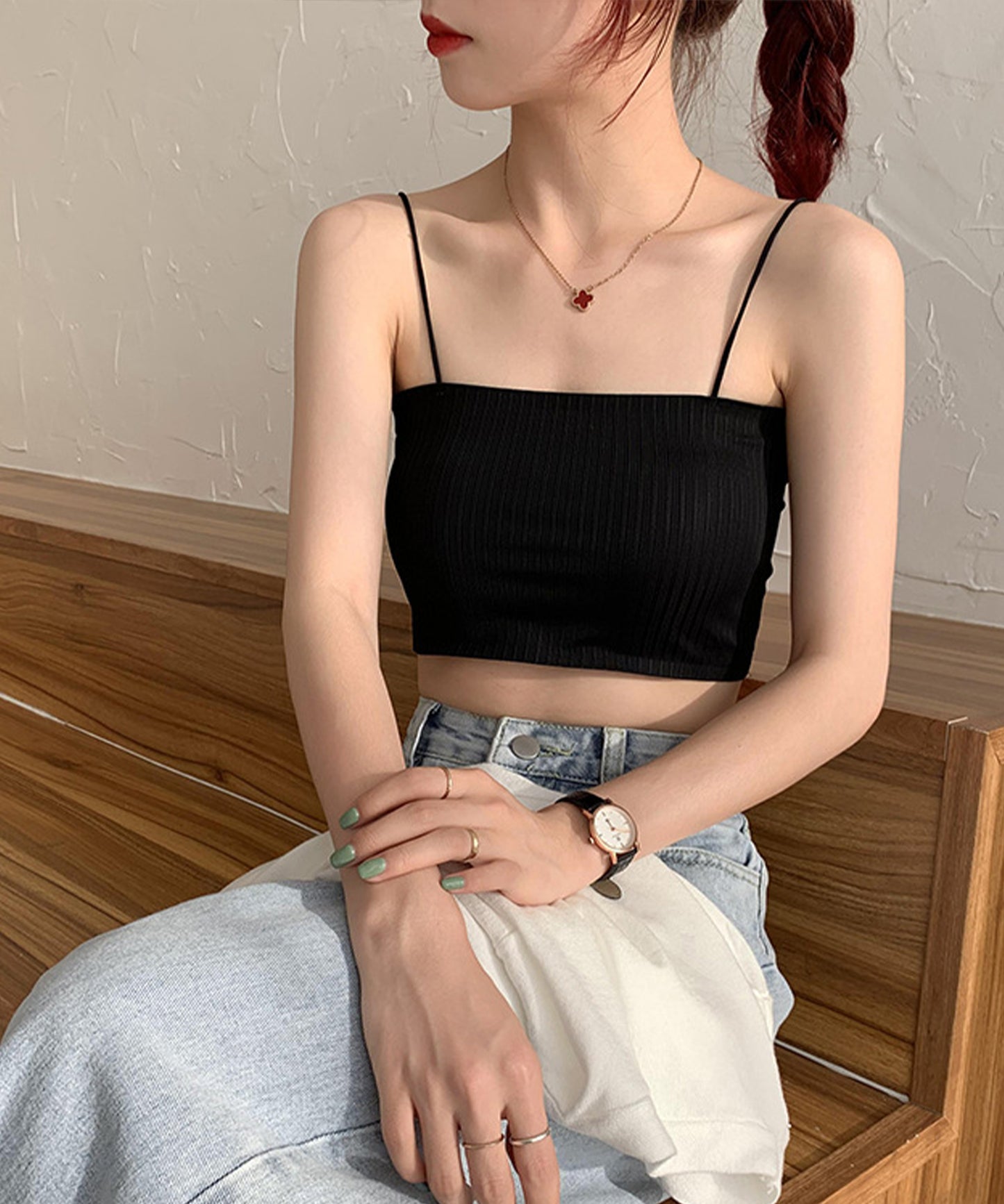 ミニマルチューブトップブラジャー