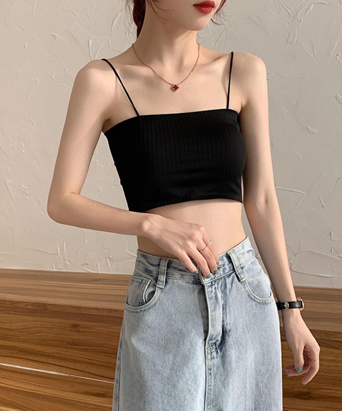 ミニマルチューブトップブラジャー