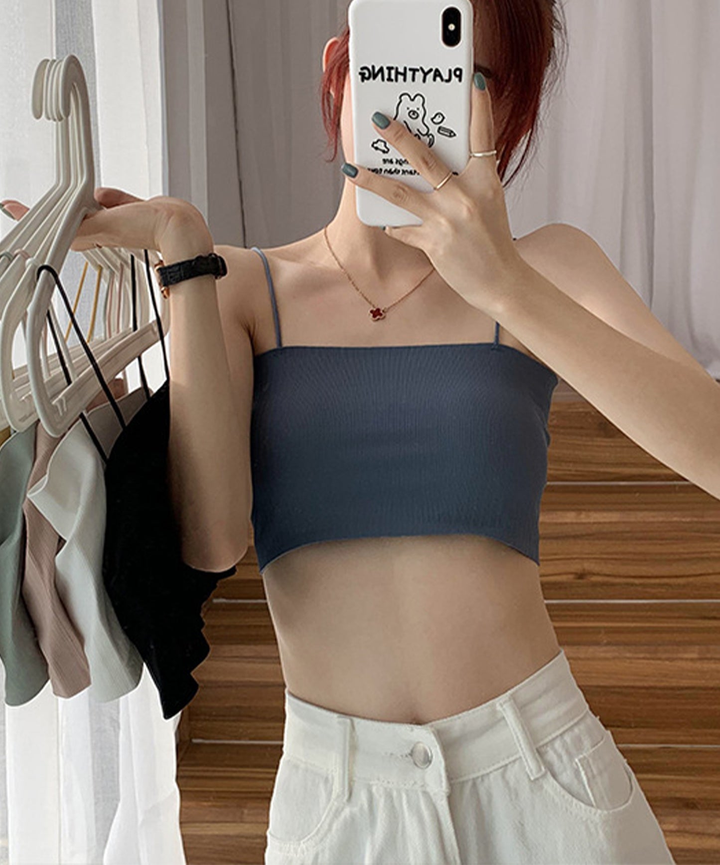 ミニマルチューブトップブラジャー