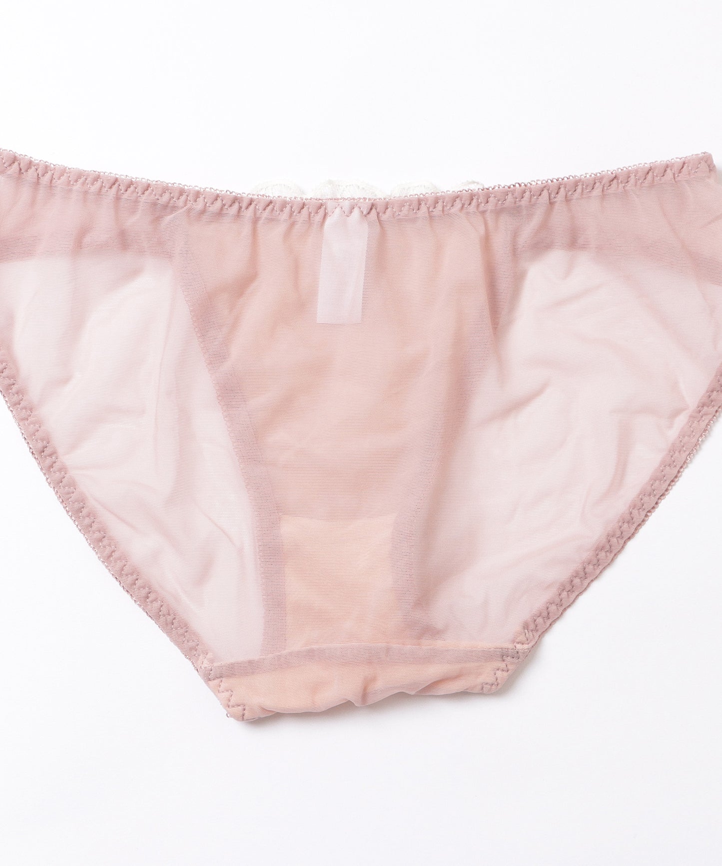 スカラップレースノンワイヤー3/4カップブラ&ショーツセット