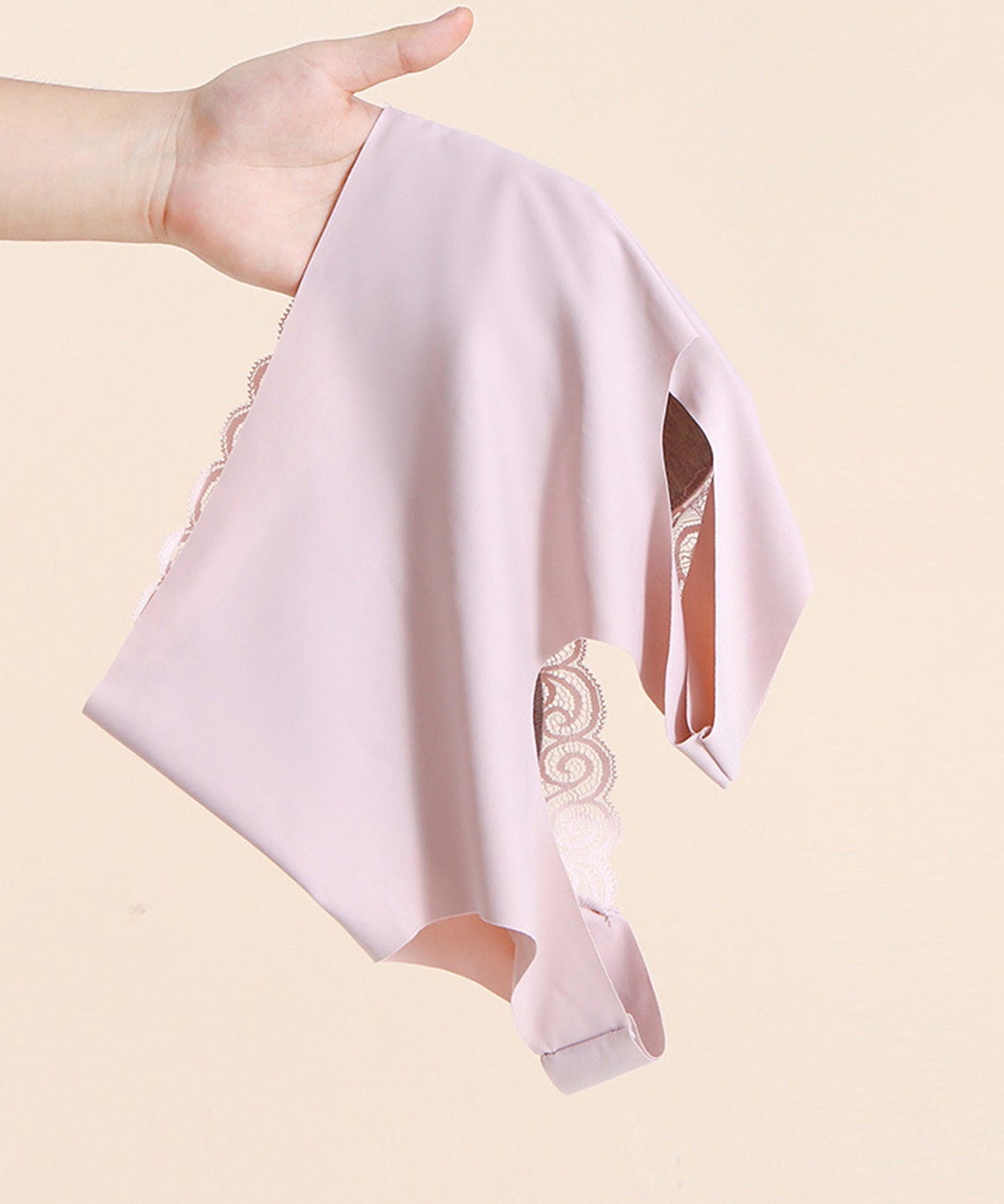 背面シームレスタイプ ノンワイヤーレースブラジャー