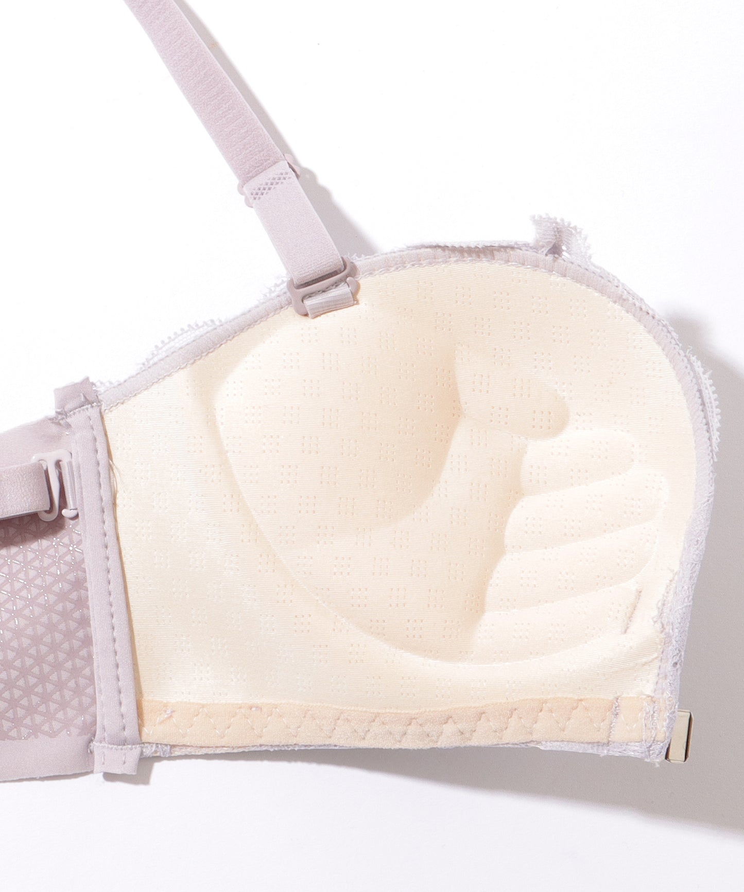 2WAY フロントボタン レーシィ 3/4 ブラ&ショーツ