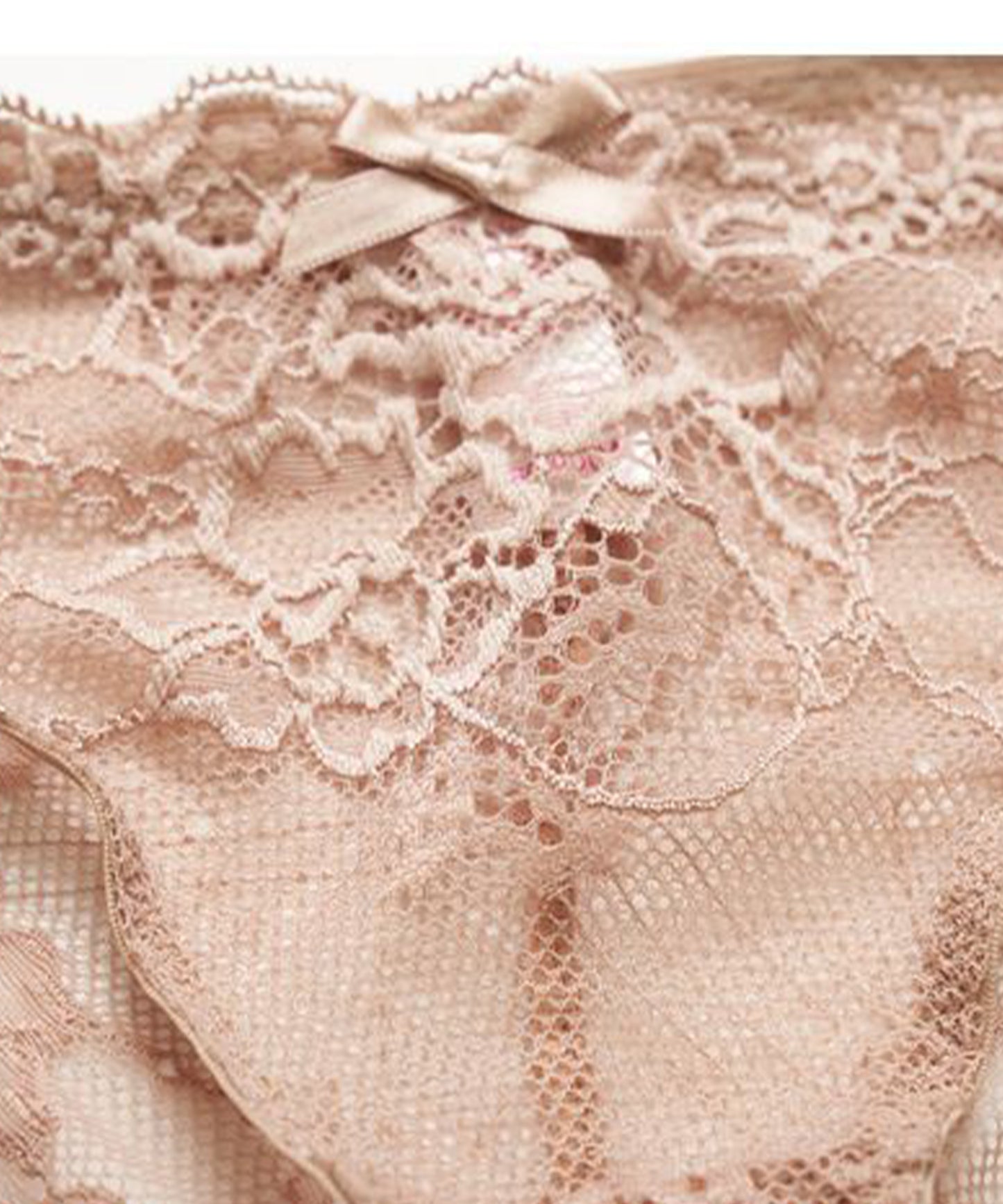 谷間メイク レースブラ・ショーツ2点セット