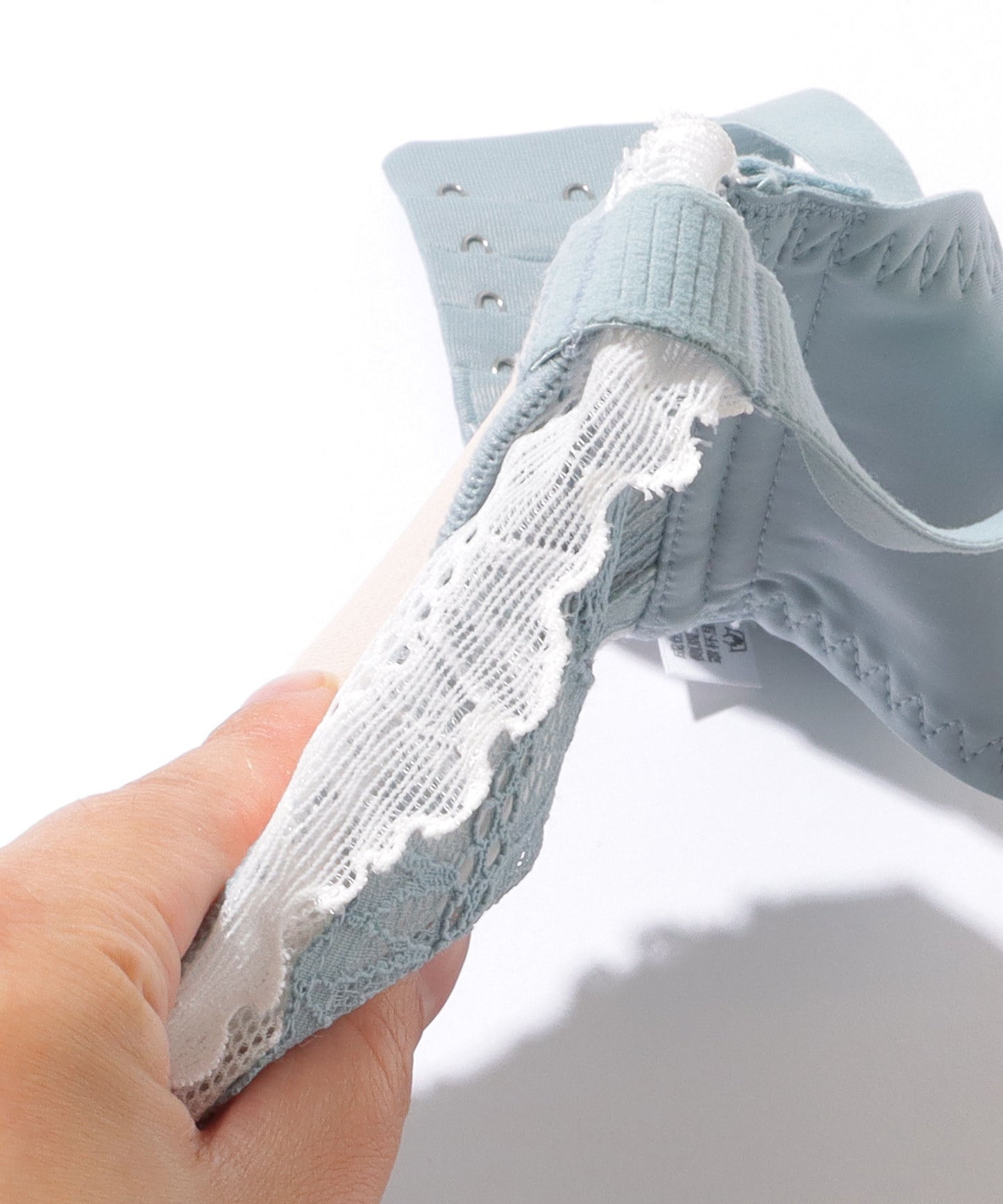 レース レイヤード 3/4 ソフト ノンワイヤー ブラ&ショーツ